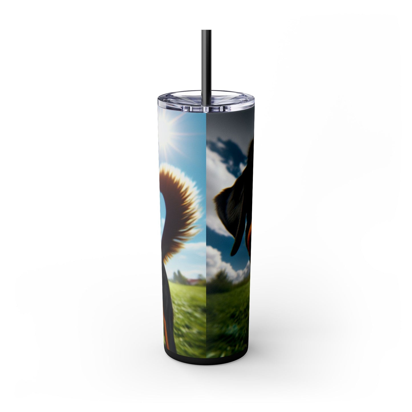 Greater Swiss Mountain Dog Tumbler with Straw, 20oz