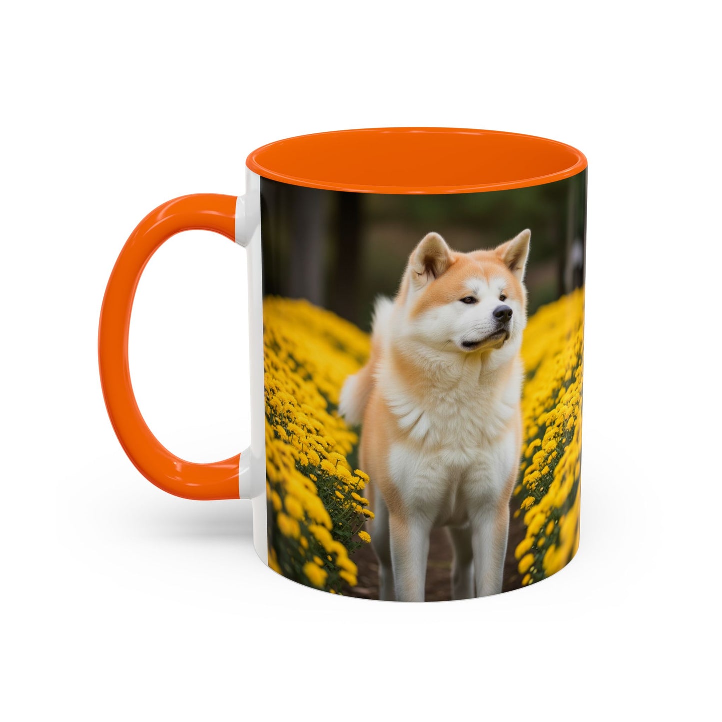 Japanese Akitainu Accent Coffee Mug - Perfect Gift for Dog Lovers