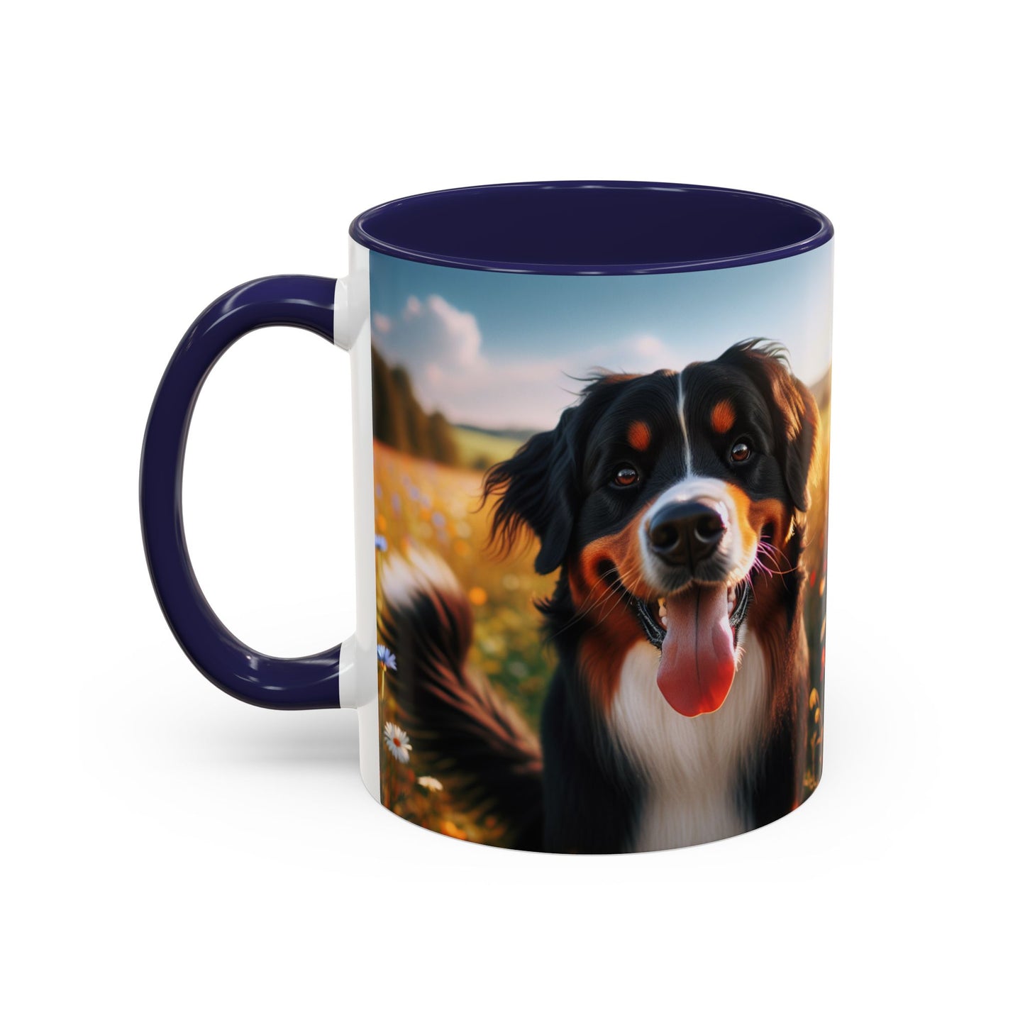 Bernese Mountain Dog Accent Coffee Mug - Perfect Gift for Dog Lovers