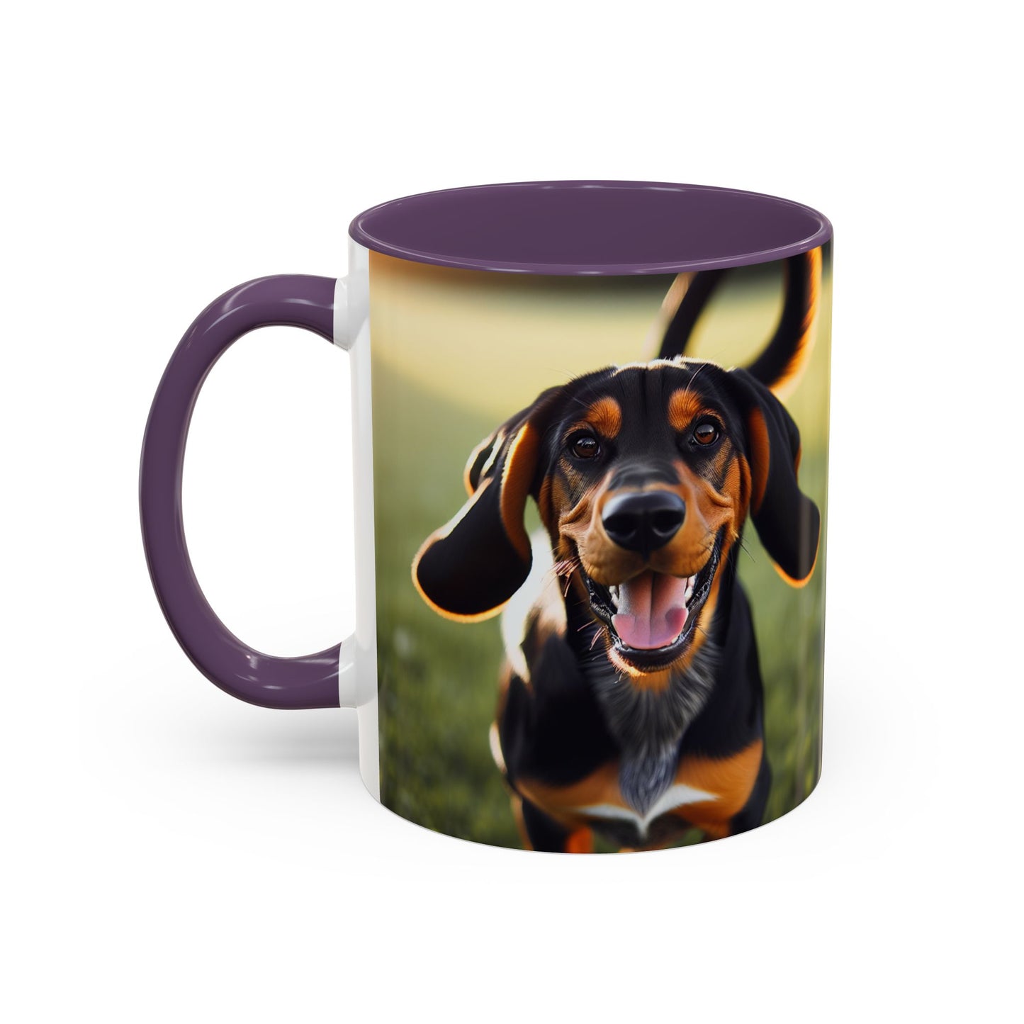Black and Tan Coonhound Accent Coffee Mug - Perfect Gift for Dog Lovers