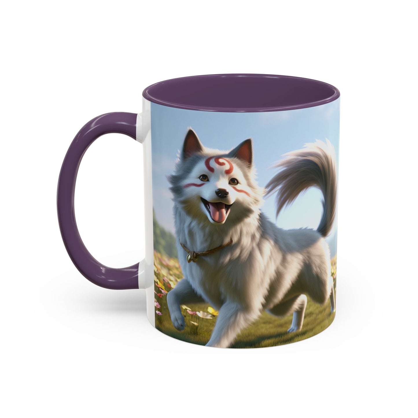 Cadabomb Okami Accent Coffee Mug - Perfect Gift for Dog Lovers