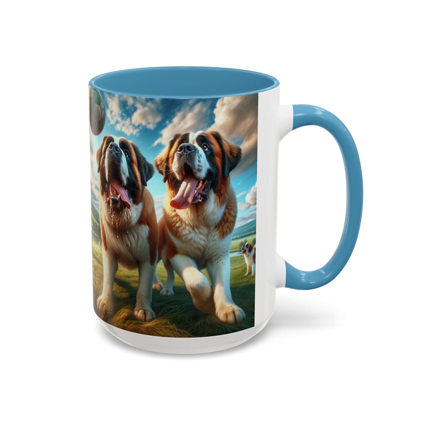 Saint Bernard Accent Coffee Mug - Perfect Gift for Dog Lovers