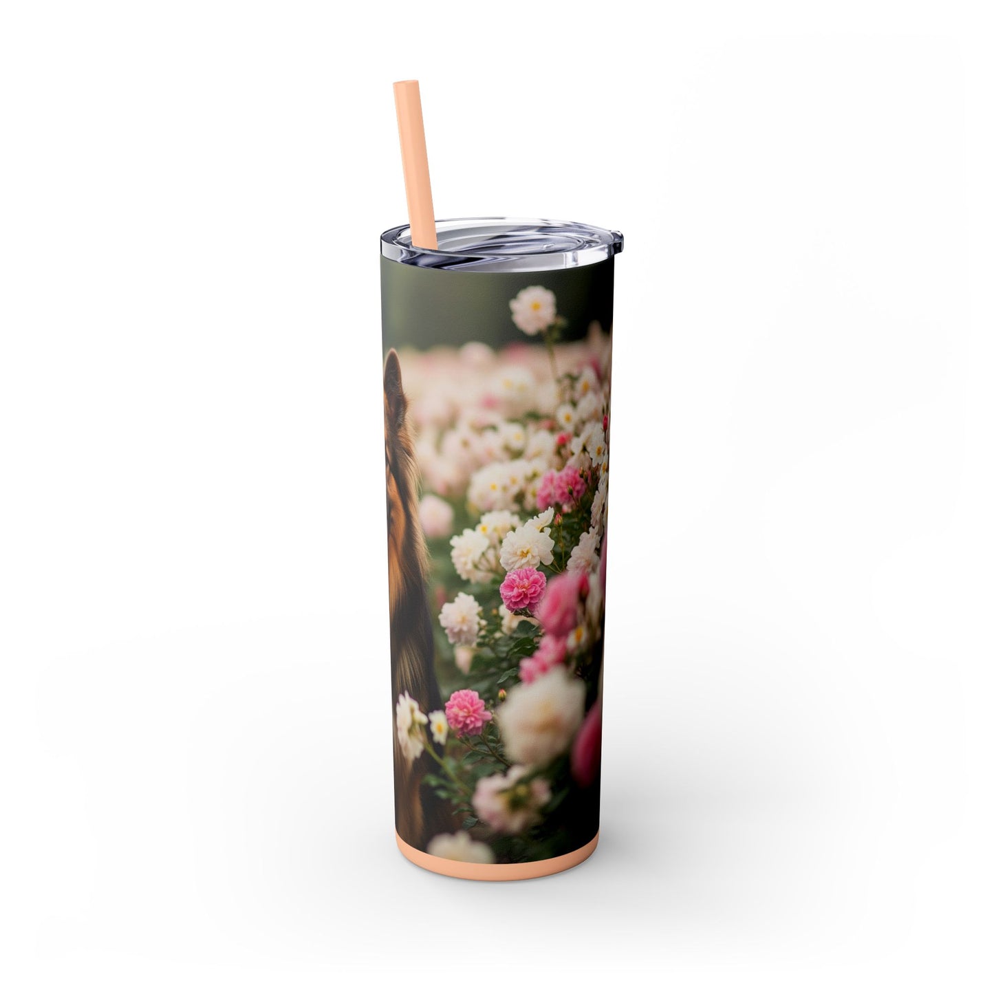 Bohemian Shepherd Tumbler with Straw, 20oz