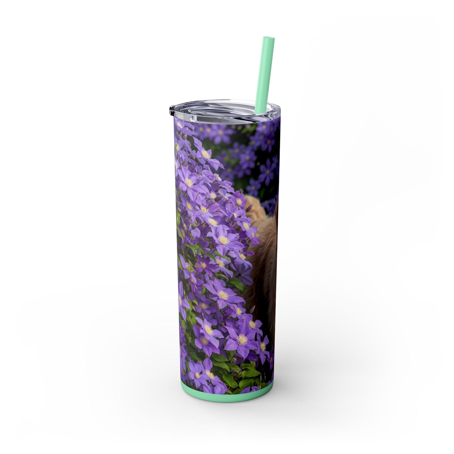 Berger Picard Skinny Tumbler with Straw, 20oz