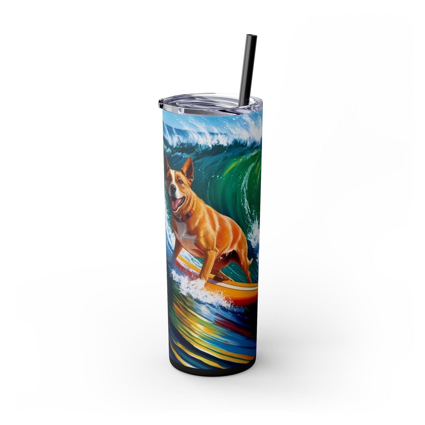 Surf Dogs Tumbler with Straw, 20oz