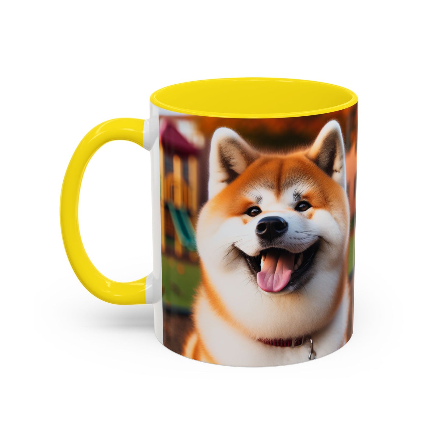 Japanese Akitainu Accent Coffee Mug - Perfect Gift for Dog Lovers