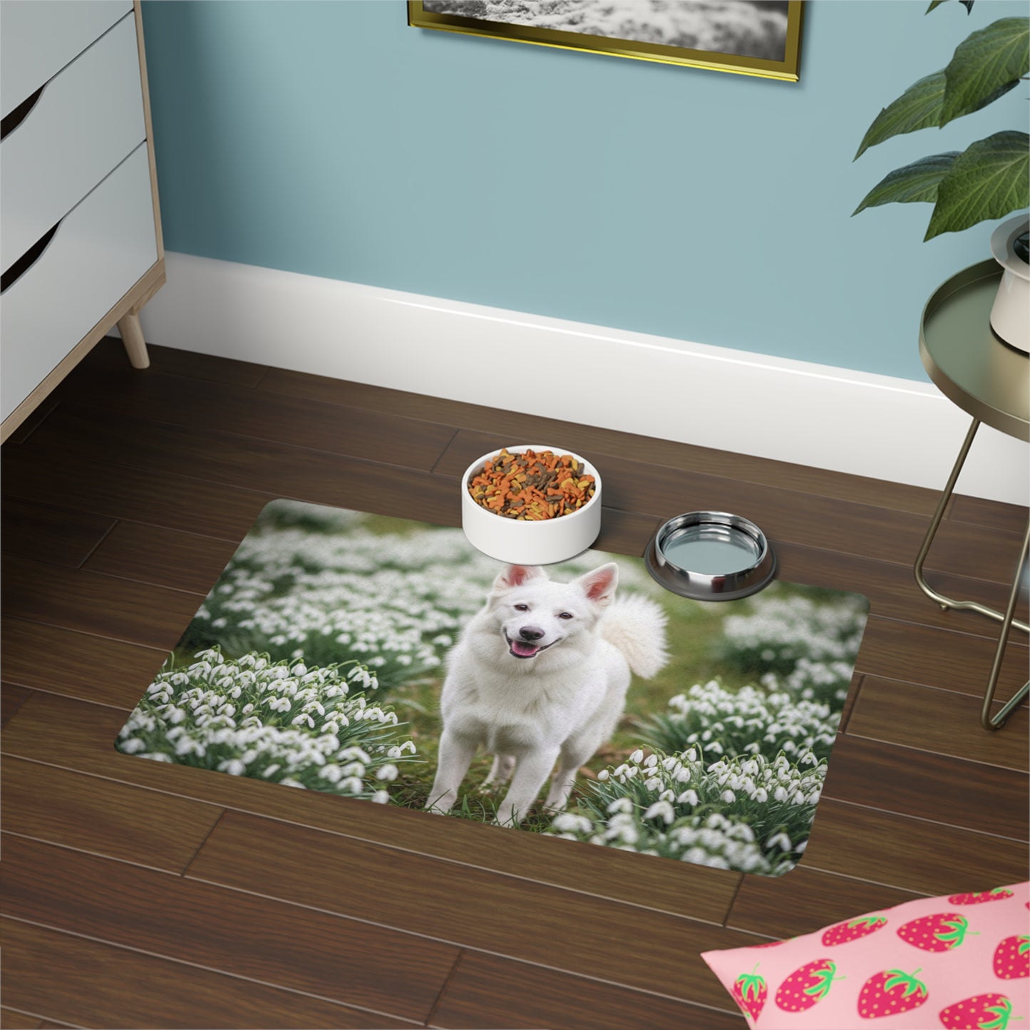 Pet Food Mat (12x18) - Volpino Italiano