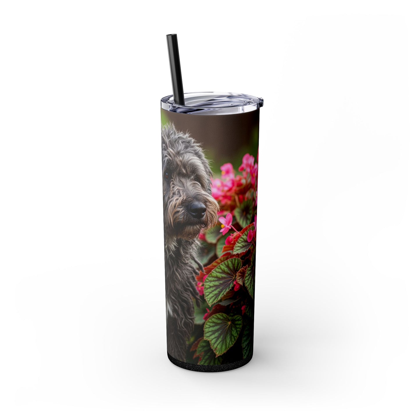 Puli Skinny Tumbler with Straw, 20oz