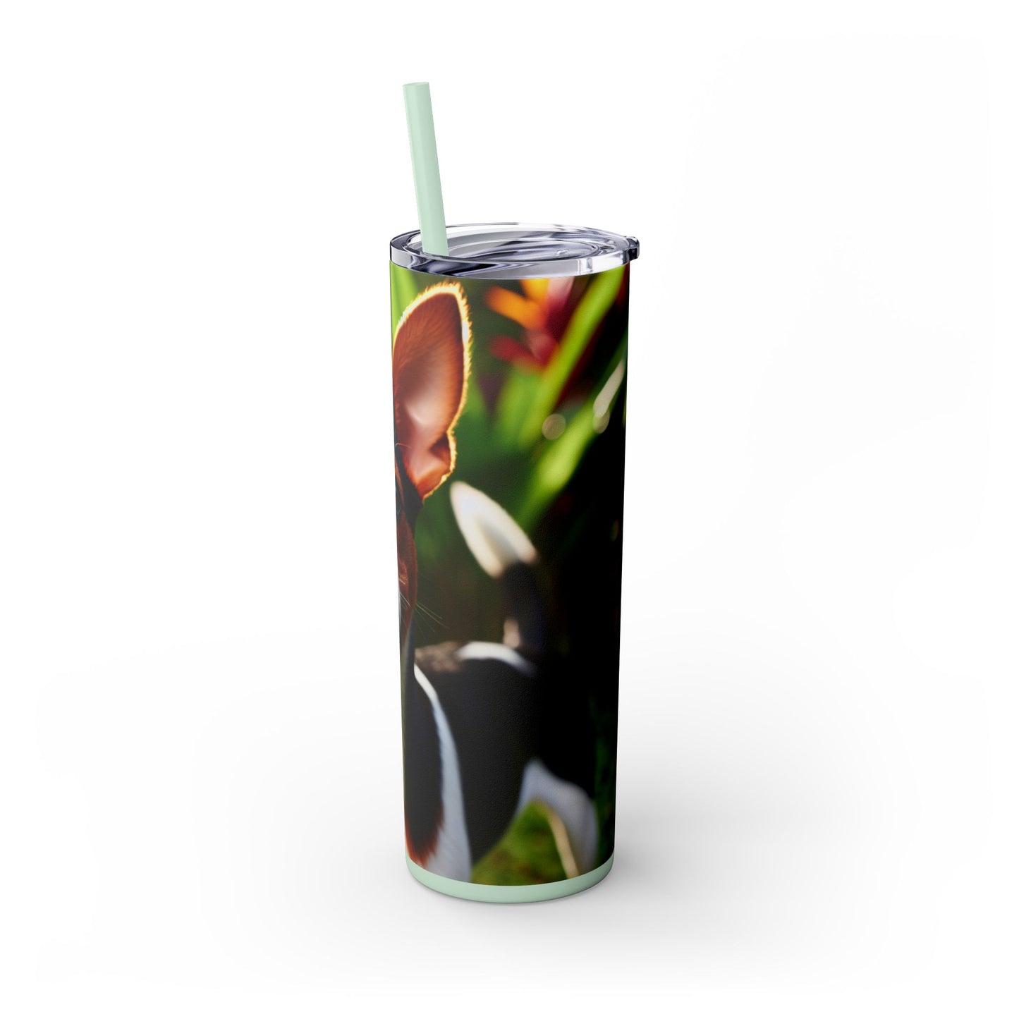 Brazilian Terrier Tumbler with Straw, 20oz