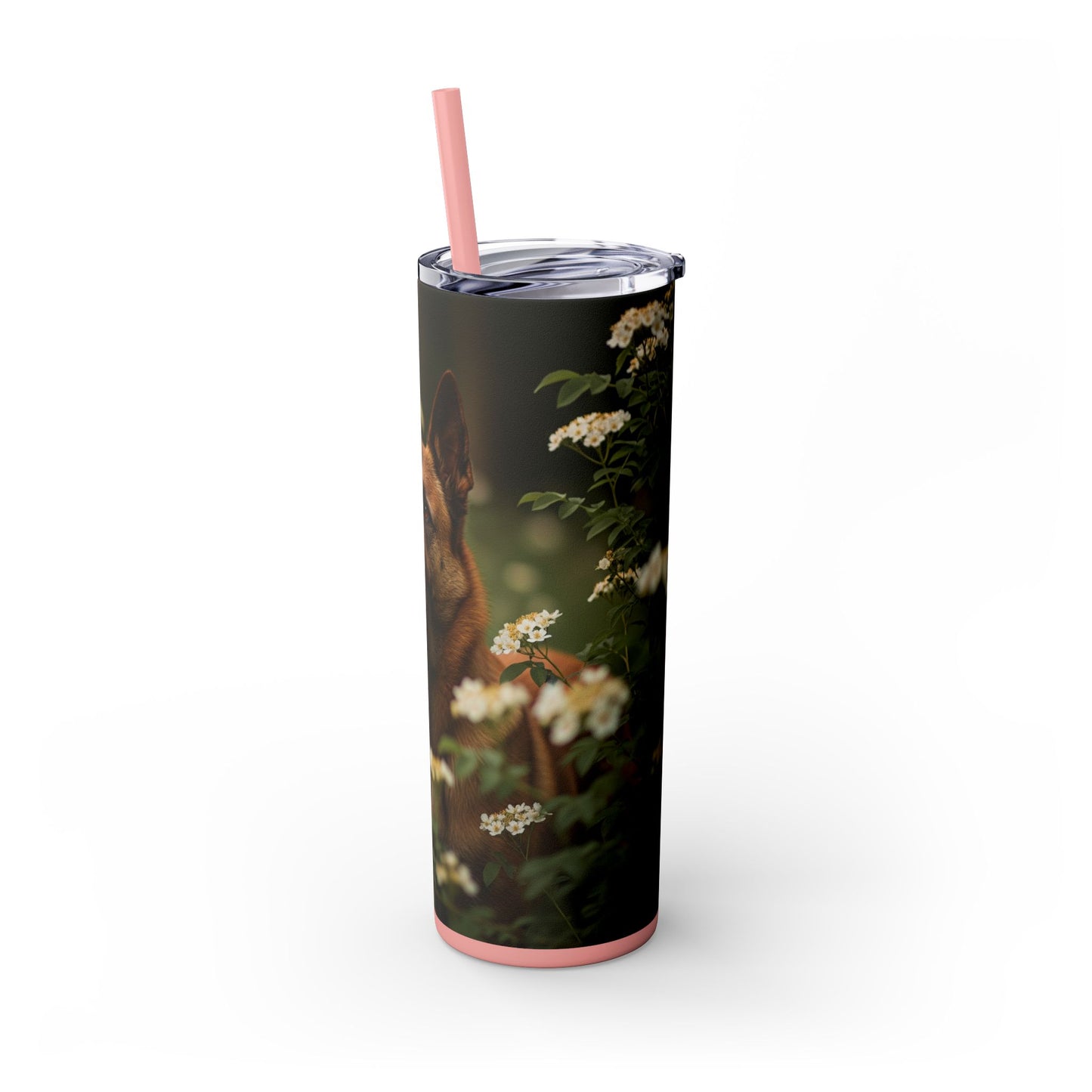 Belgian Shepherd Dog Laekenois Tumbler with Straw, 20oz