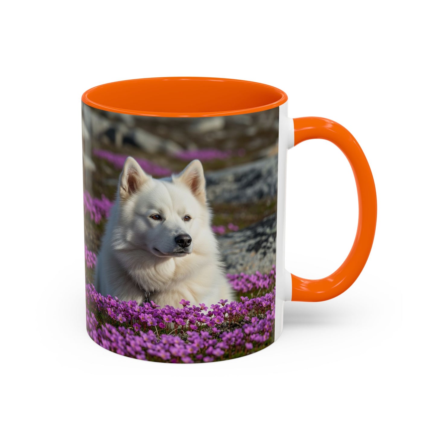 Canadian Eskimo Dog Accent Coffee Mug - Perfect Gift for Dog Lovers
