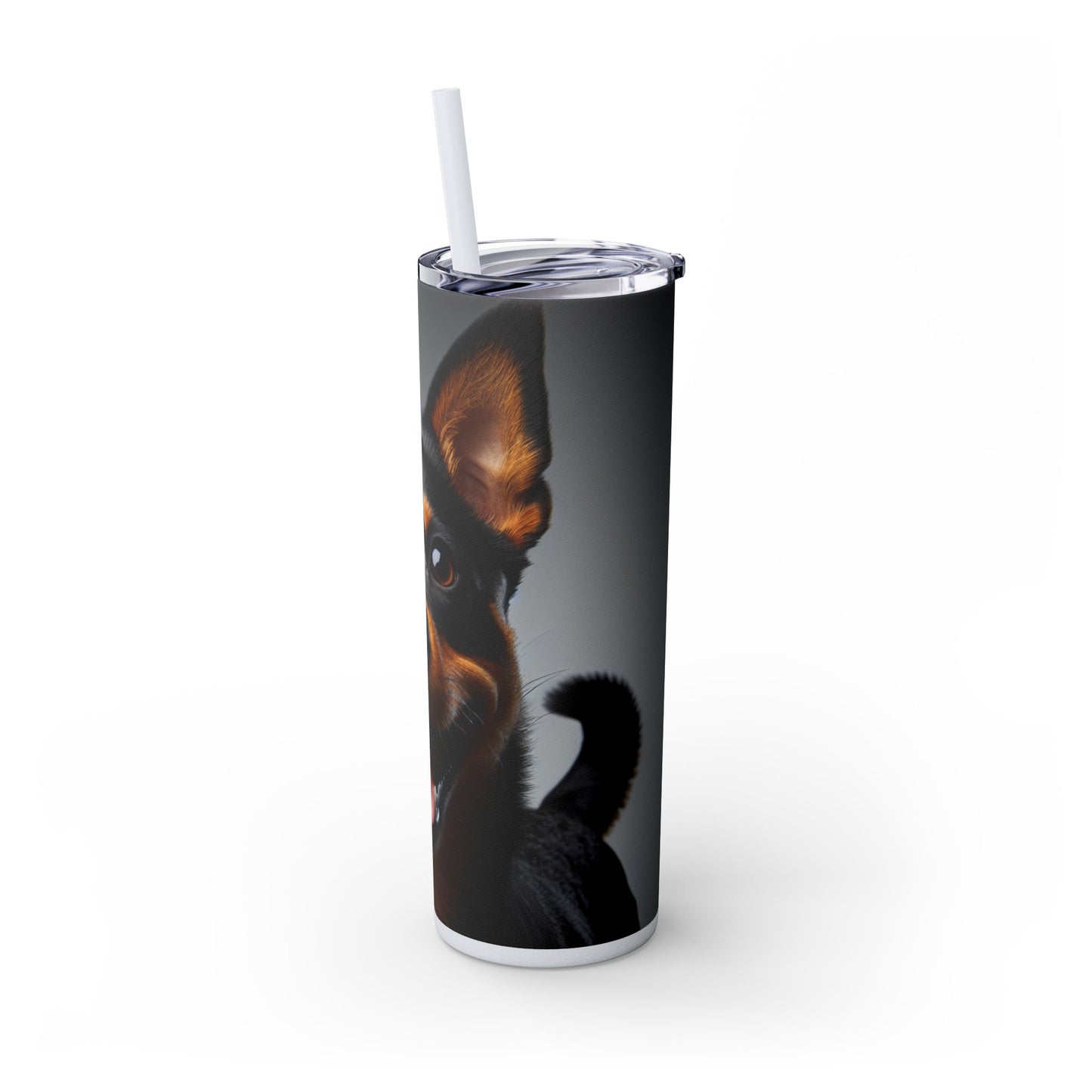 Lancashire Heeler Tumbler with Straw, 20oz