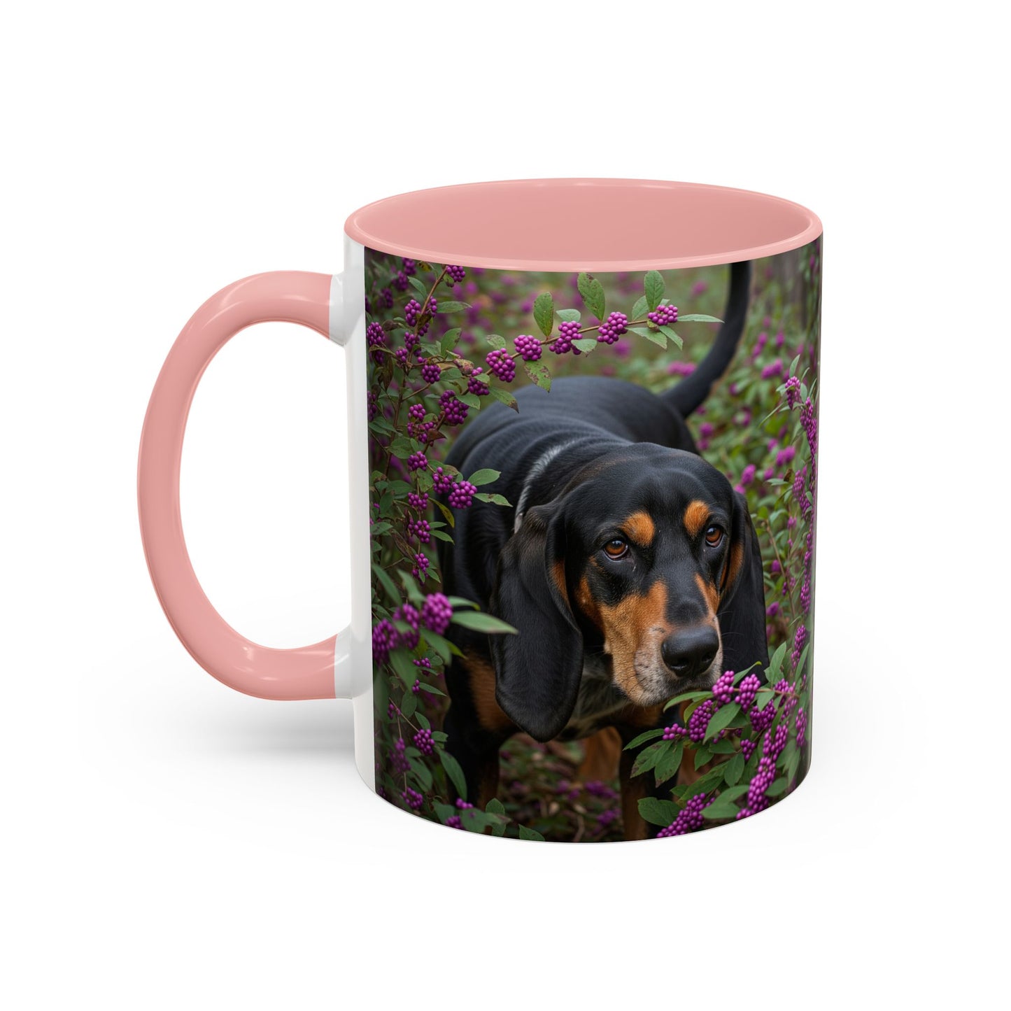 Black and Tan Coonhound Accent Coffee Mug - Perfect Gift for Dog Lovers