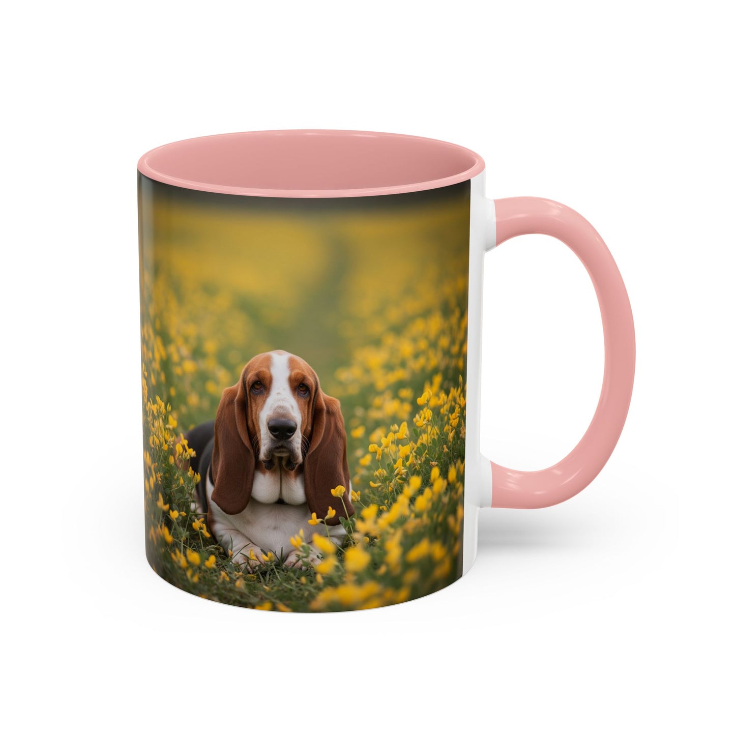 Basset Hound Accent Coffee Mug - Perfect Gift for Dog Lovers