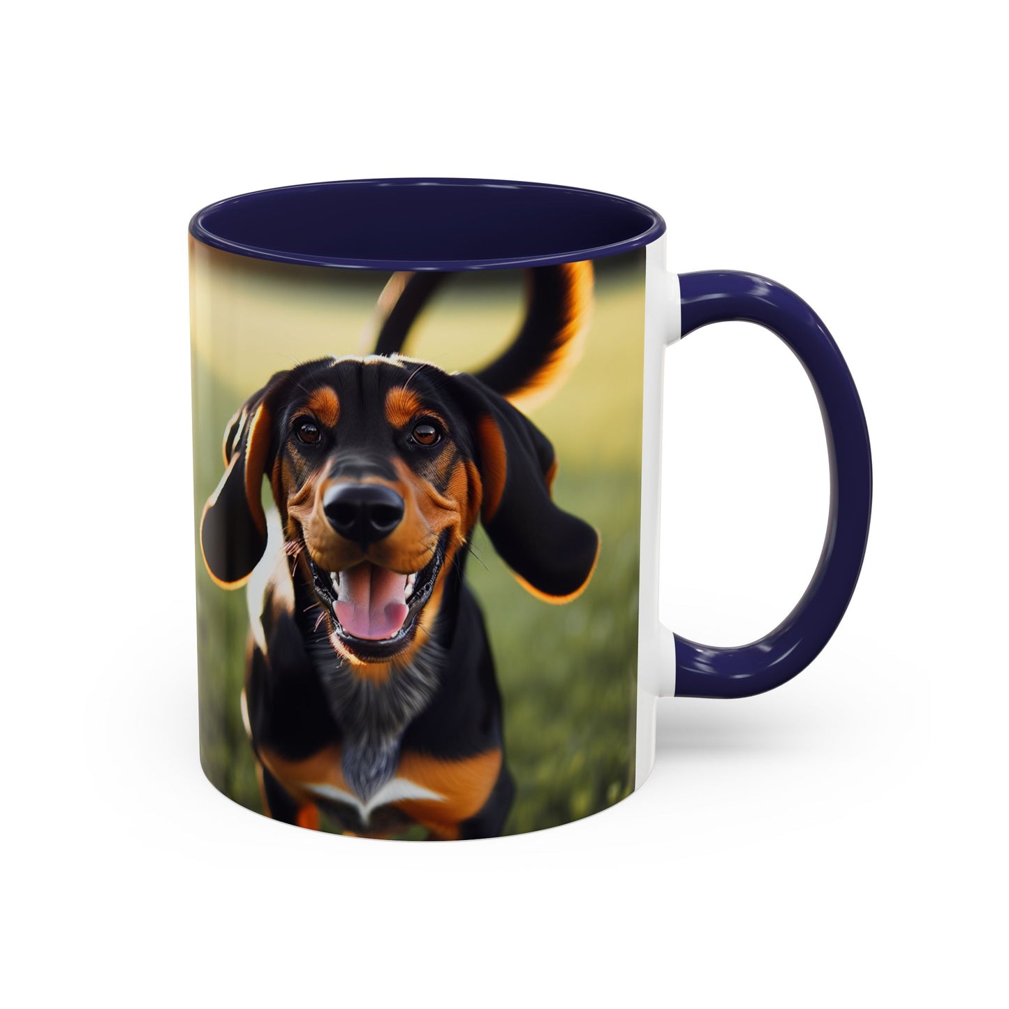 Black and Tan Coonhound Accent Coffee Mug - Perfect Gift for Dog Lovers