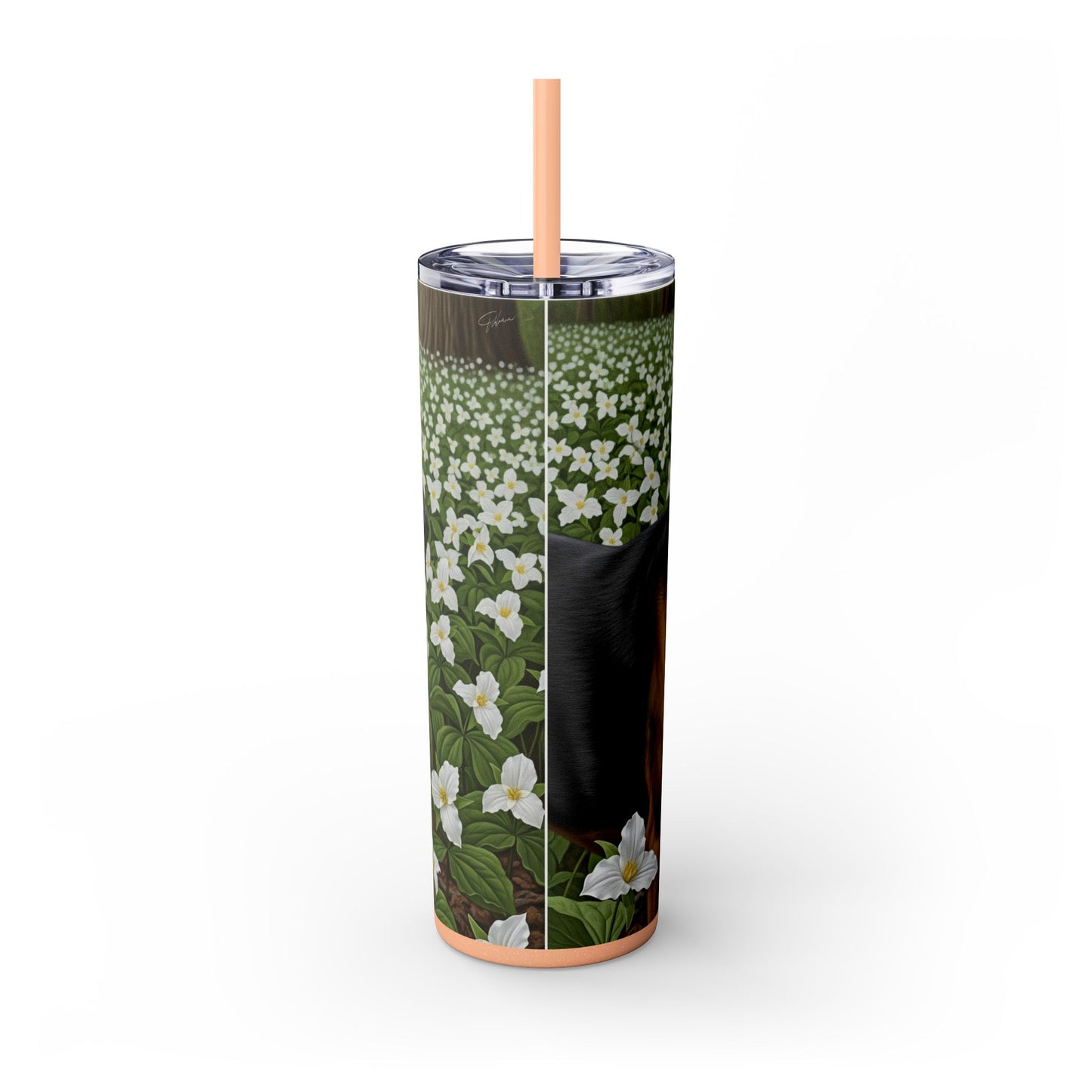 Treeing Walker Coonhound Tumbler with Straw, 20oz