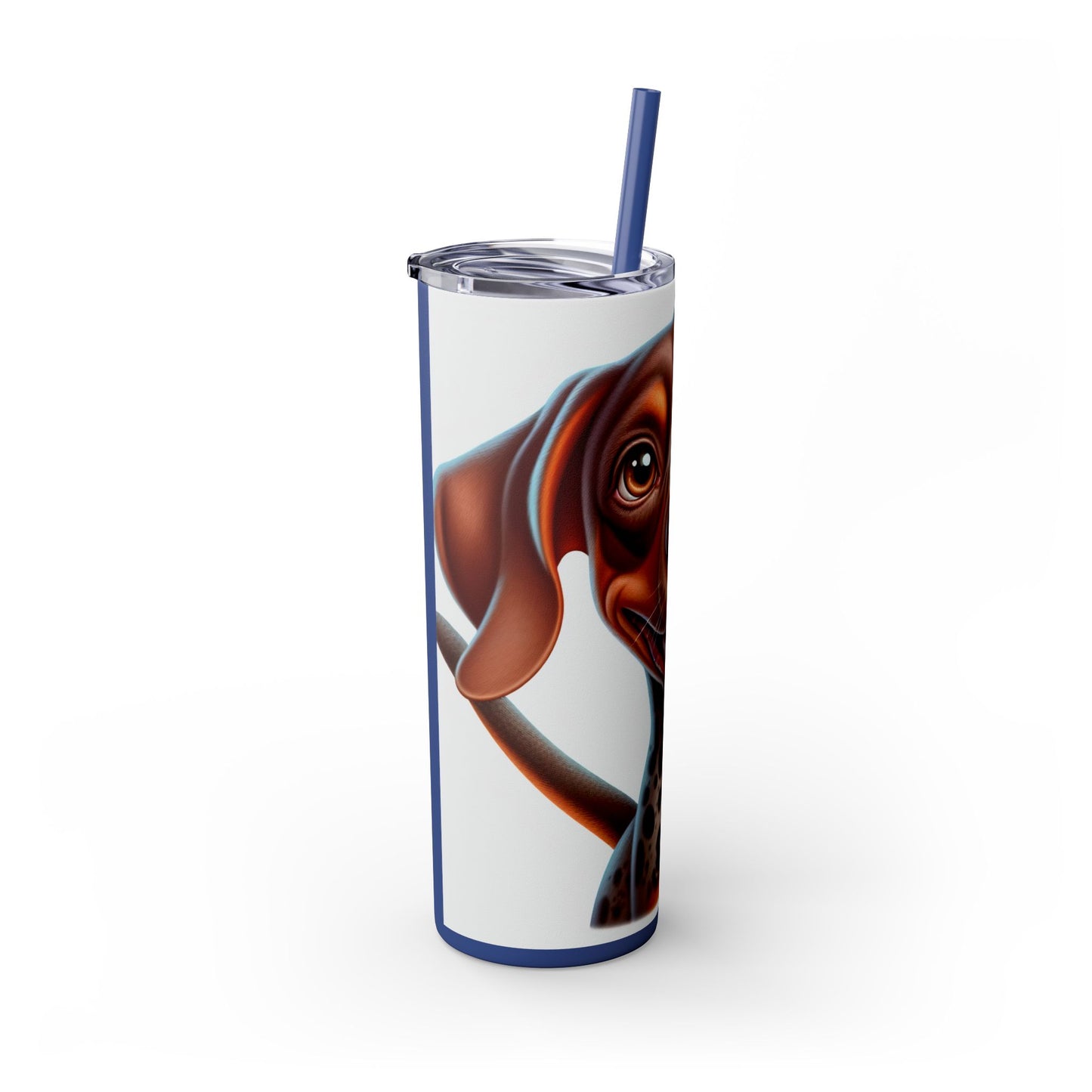 Braque du Bourbonnais Tumbler with Straw, 20oz
