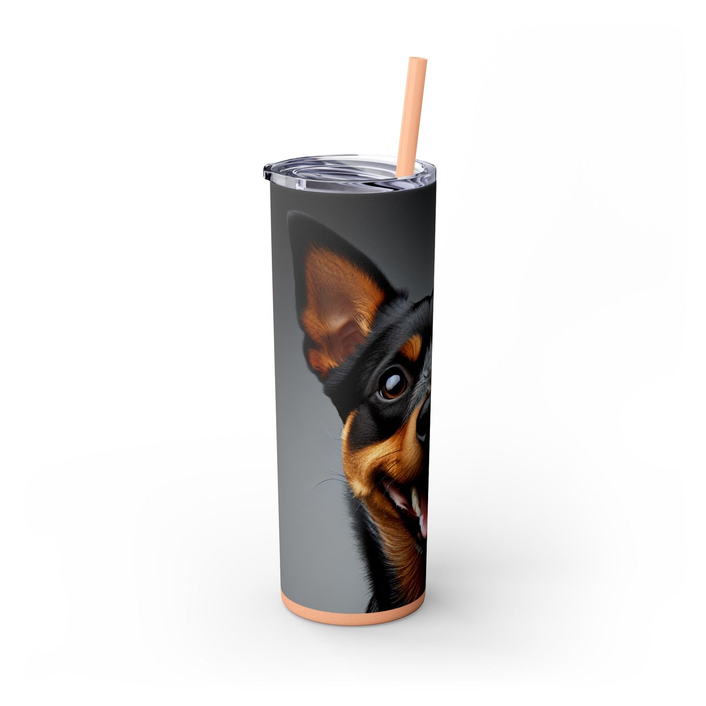 Lancashire Heeler Tumbler with Straw, 20oz
