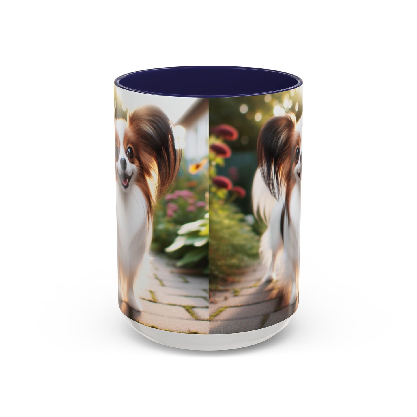 Papillon Accent Coffee Mug - Perfect Gift for Dog Lovers
