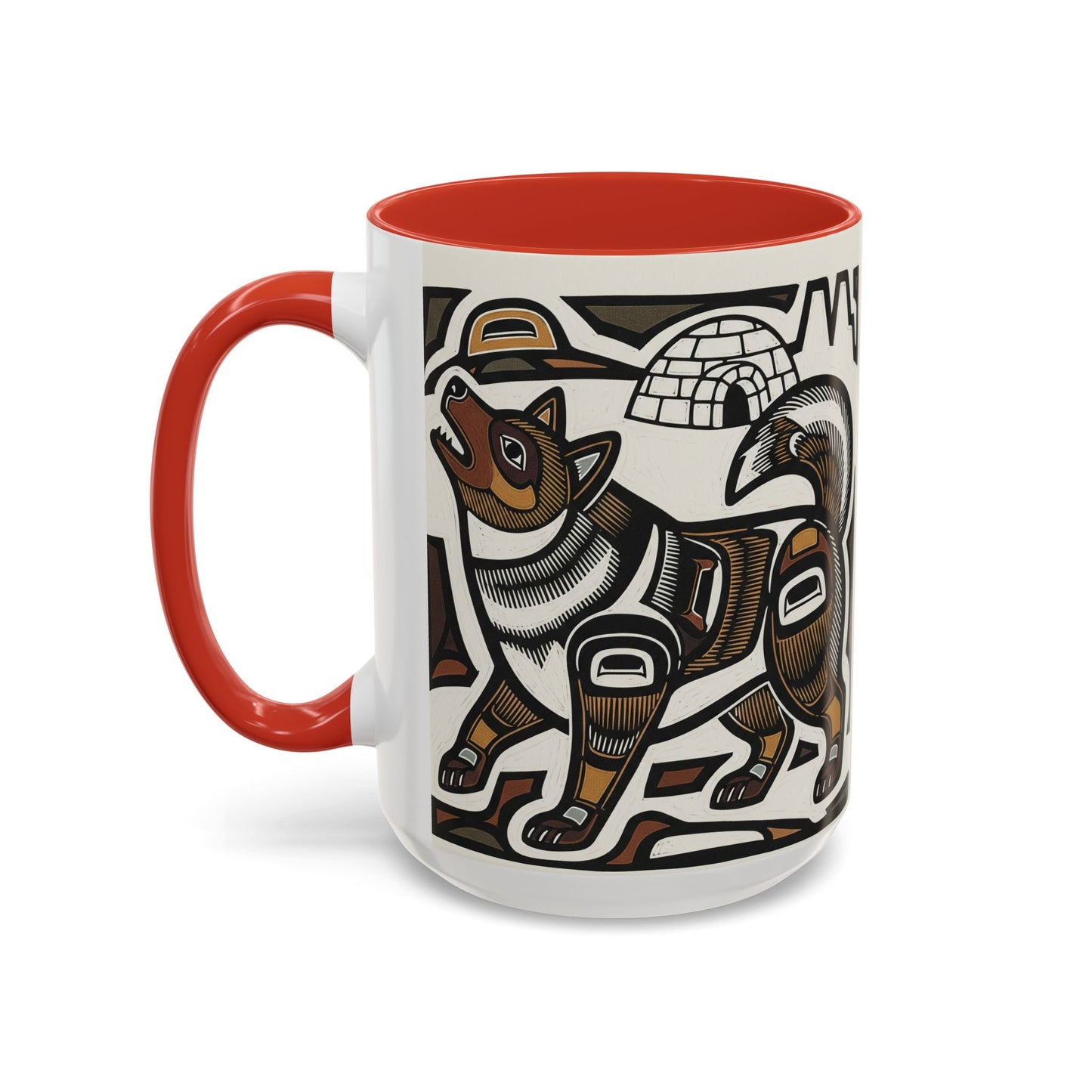 Canadian Eskimo Dog Accent Coffee Mug - Perfect Gift for Dog Lovers