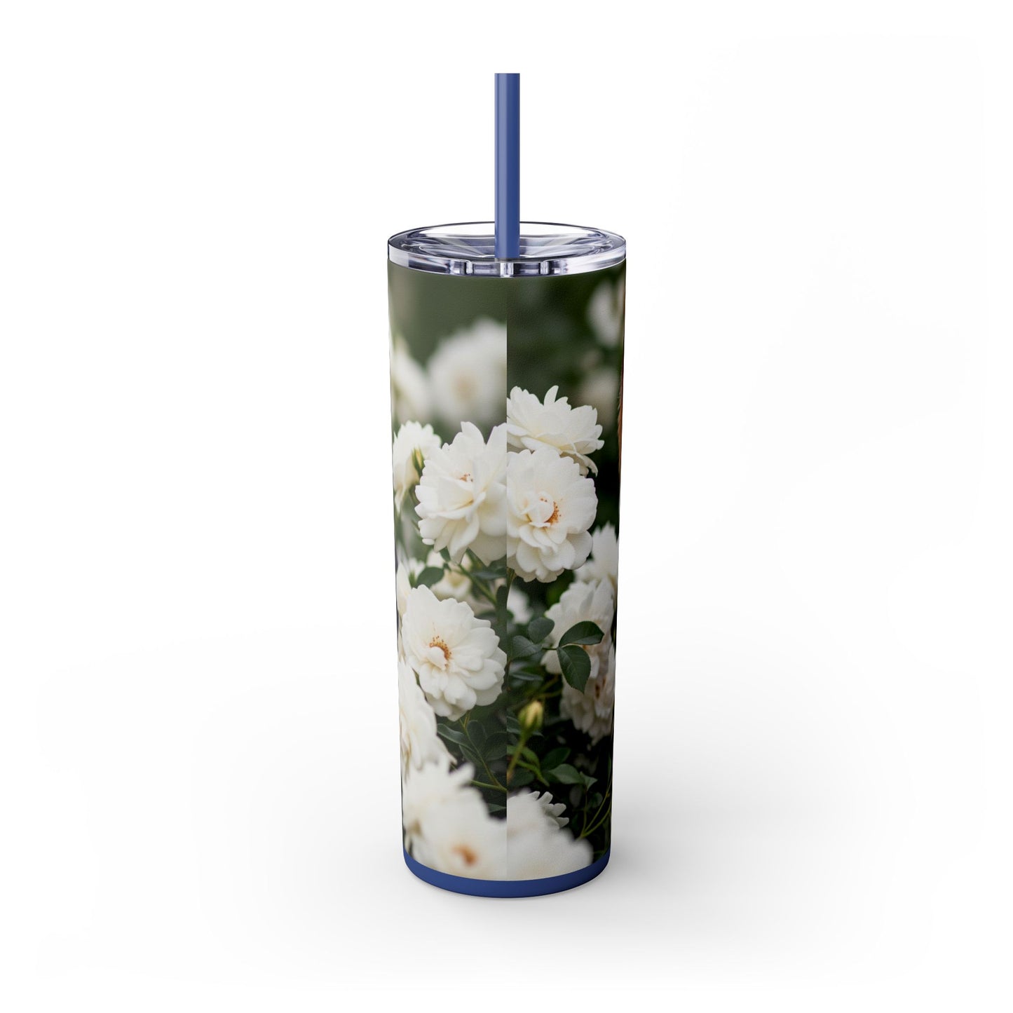 Yorkshire Terrier Skinny Tumbler with Straw, 20oz