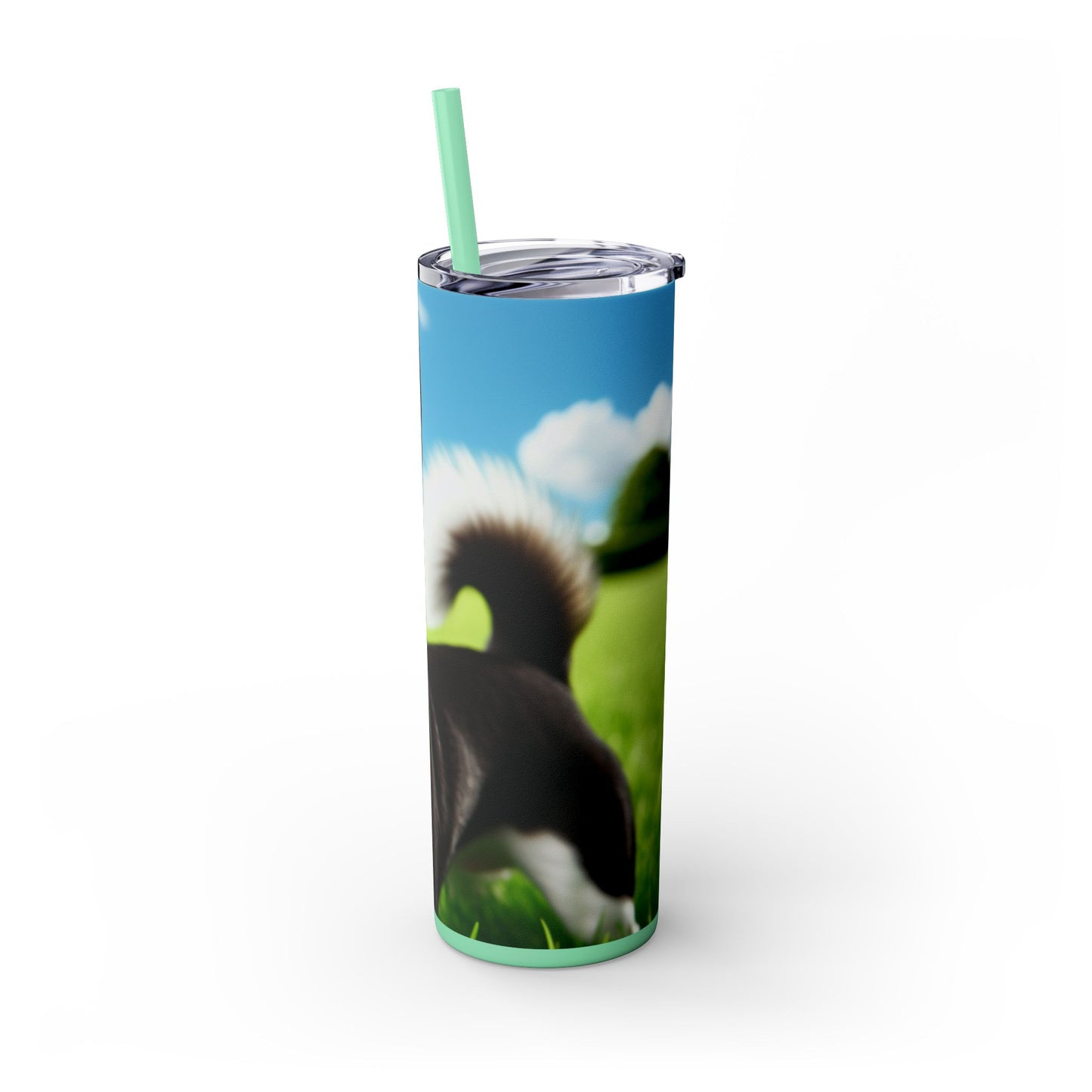 Japanese Terrier Tumbler with Straw, 20oz