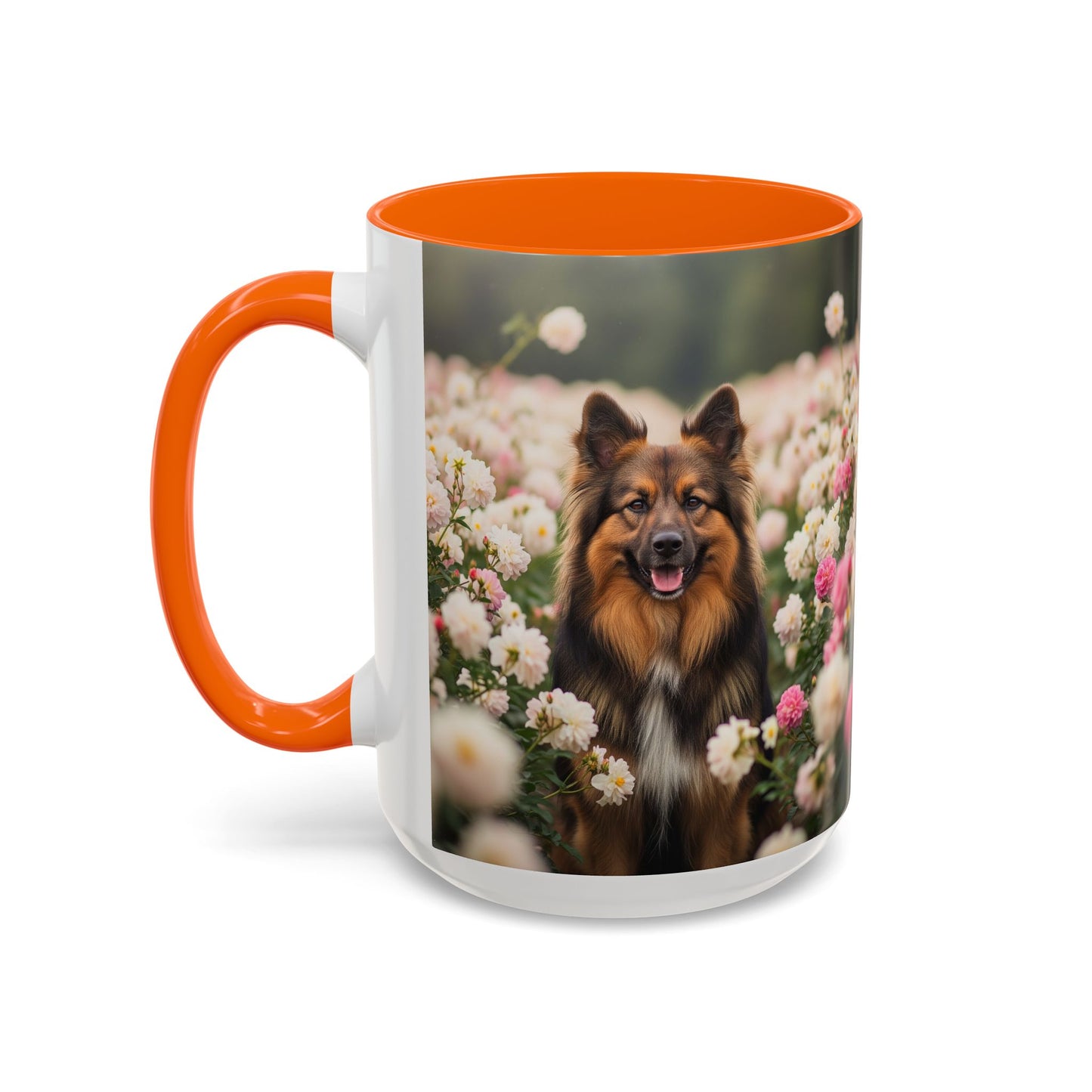 Bohemian Shepherd Accent Coffee Mug - Perfect Gift for Dog Lovers