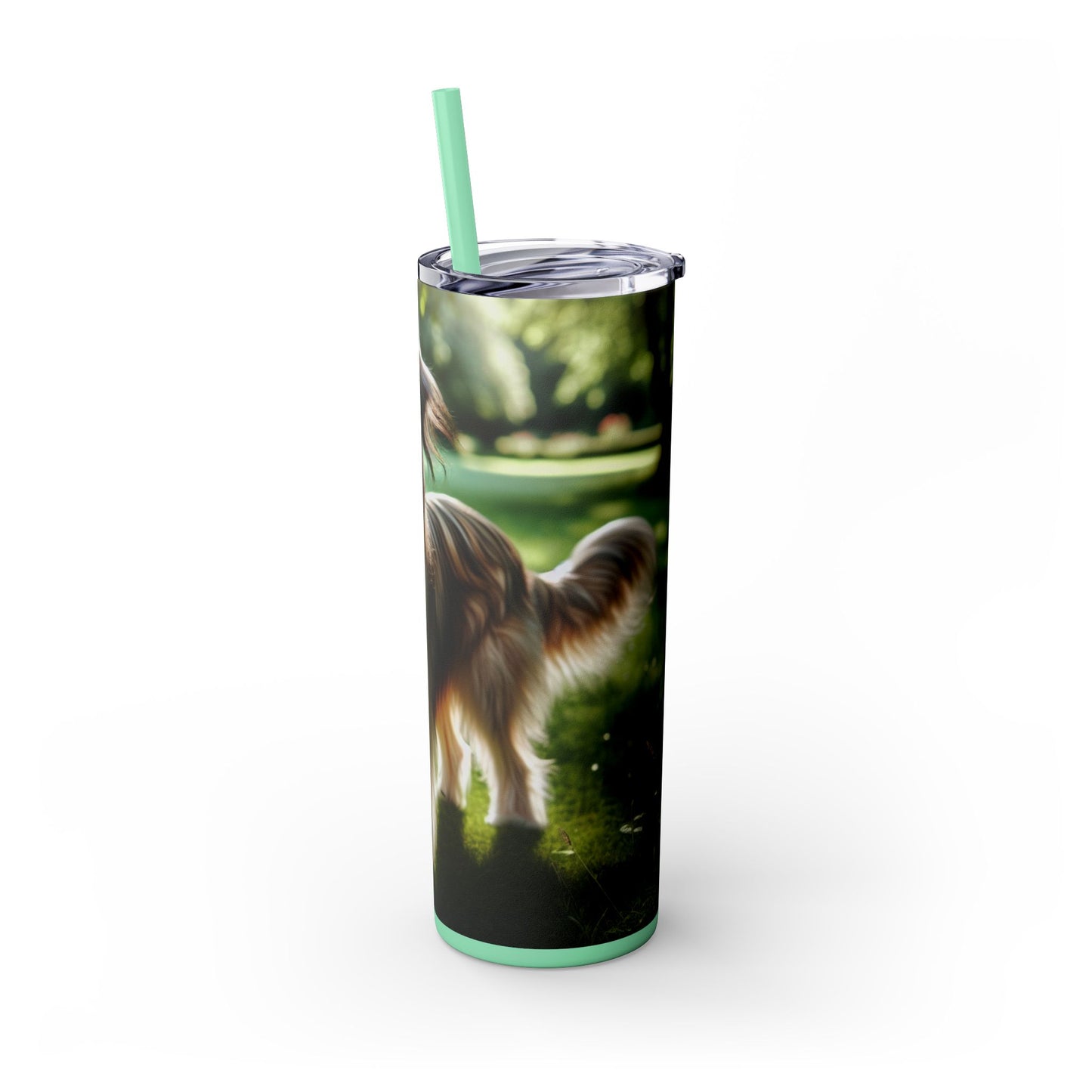 Pyrenean Shepherd Tumbler with Straw, 20oz