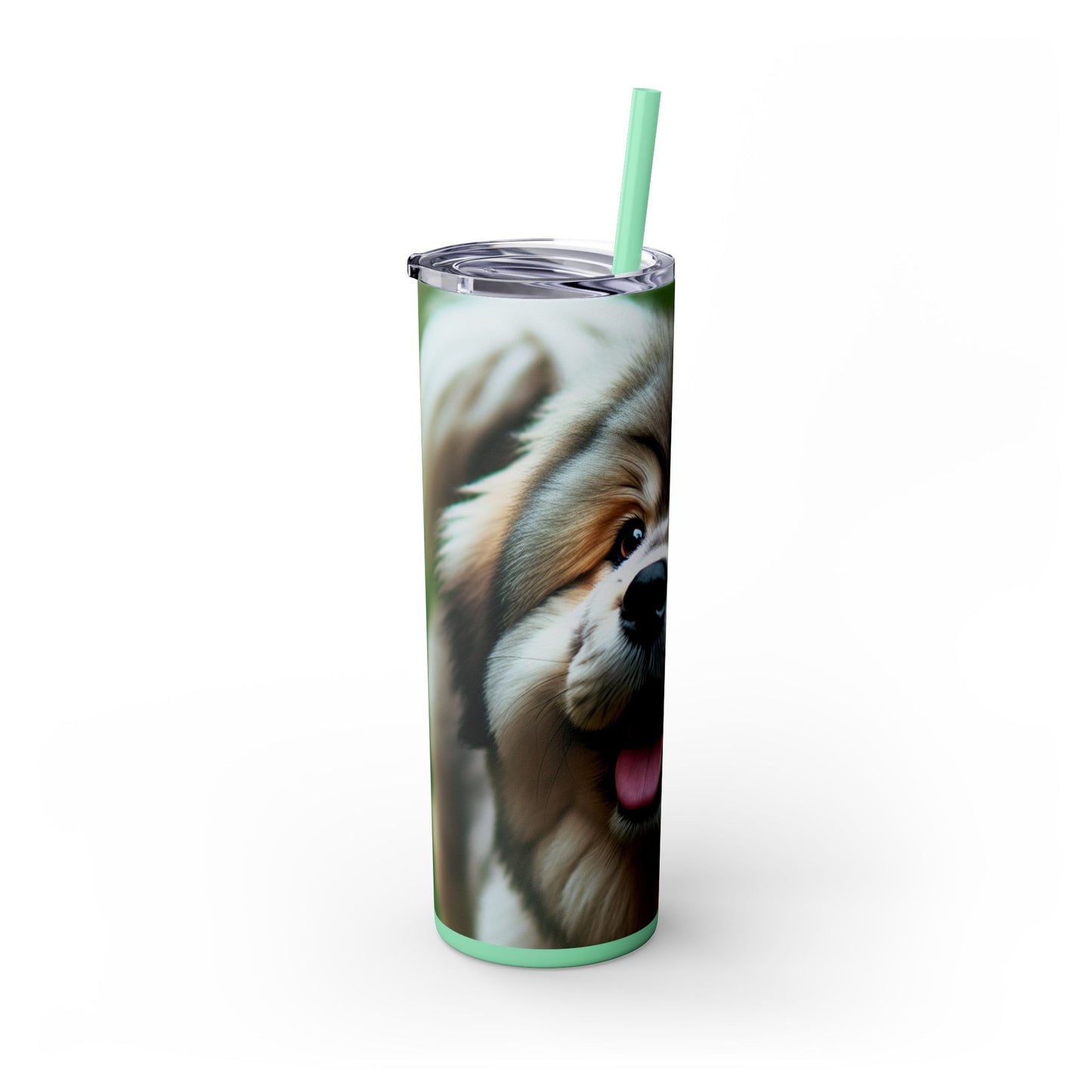 Tibetan Kyi Apso Tumbler with Straw, 20oz