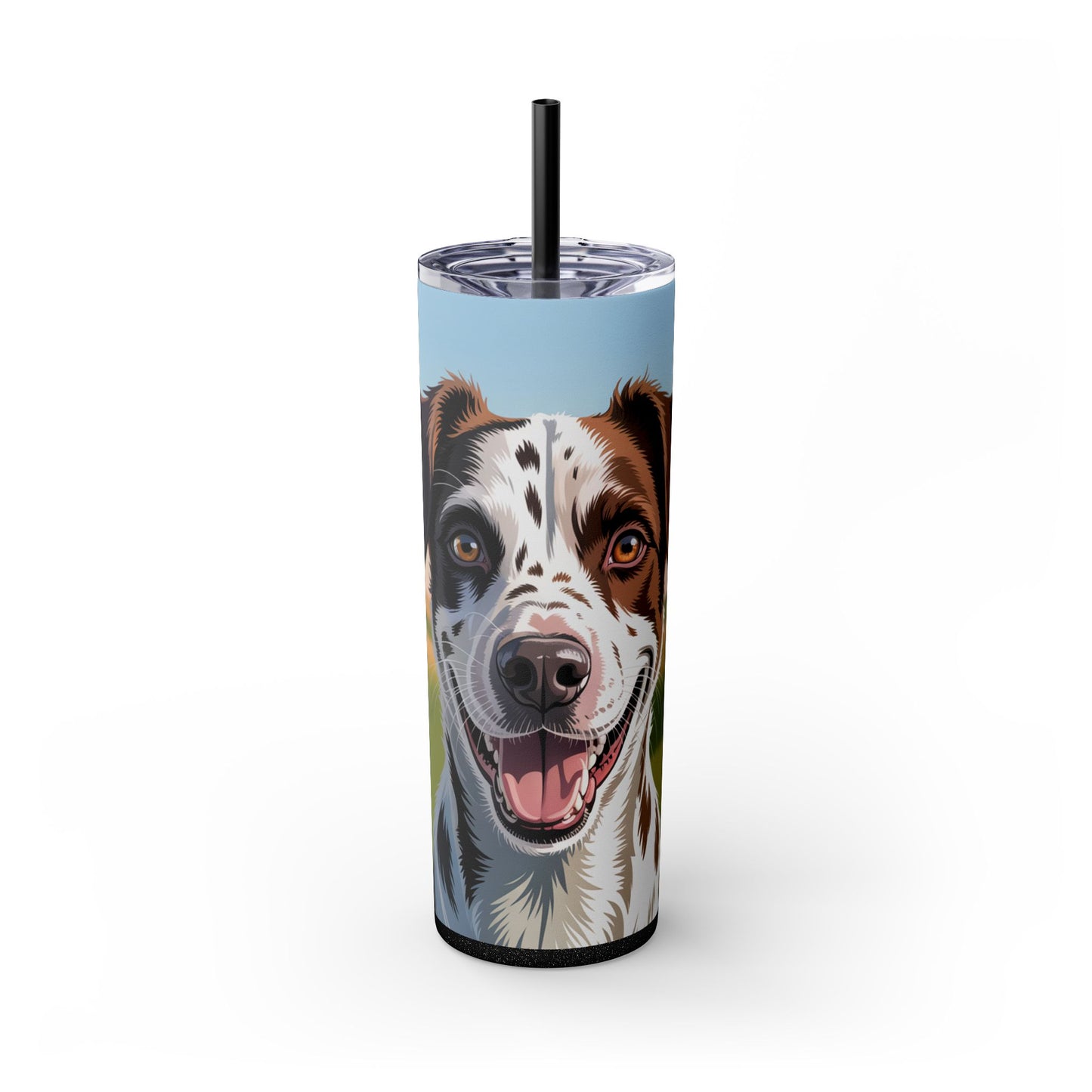 Telomian Skinny Tumbler with Straw, 20oz
