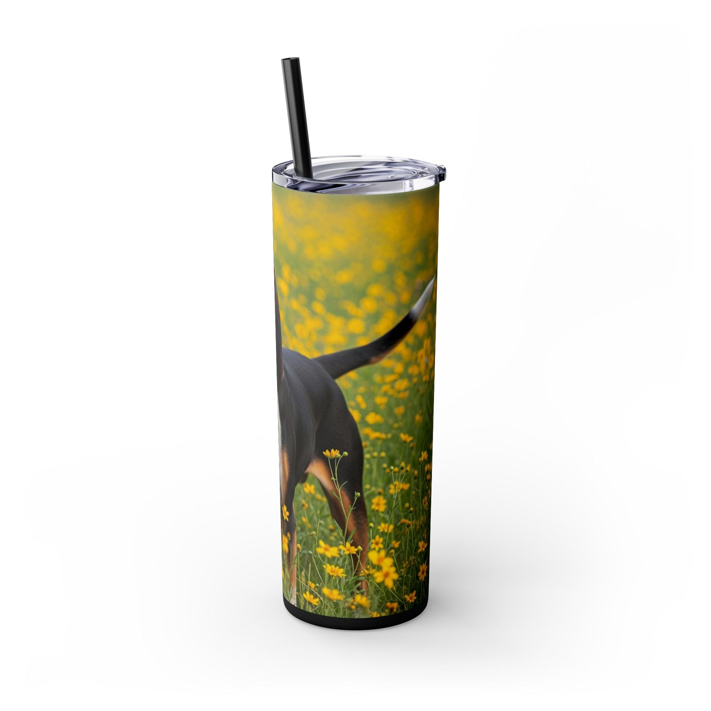 American English Coonhound Tumbler with Straw, 20oz