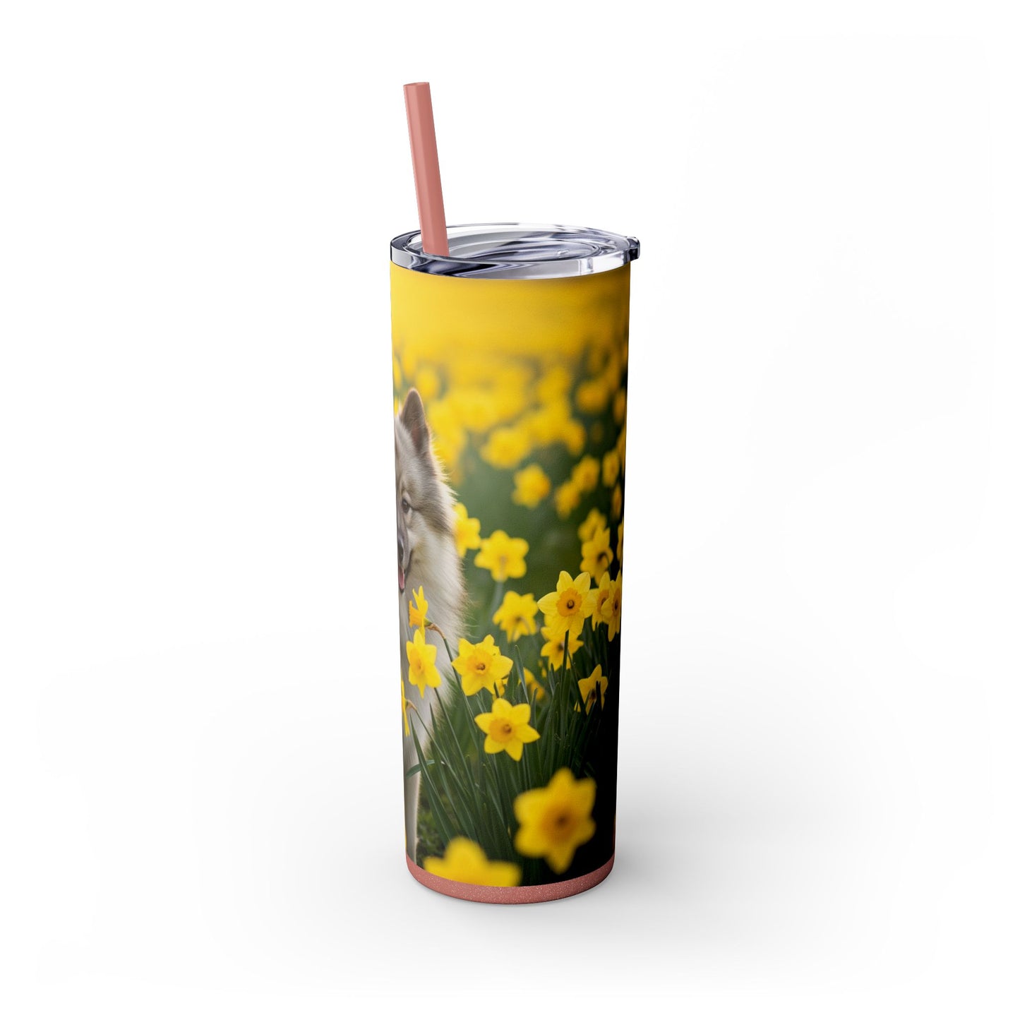Keeshond Tumbler with Straw, 20oz