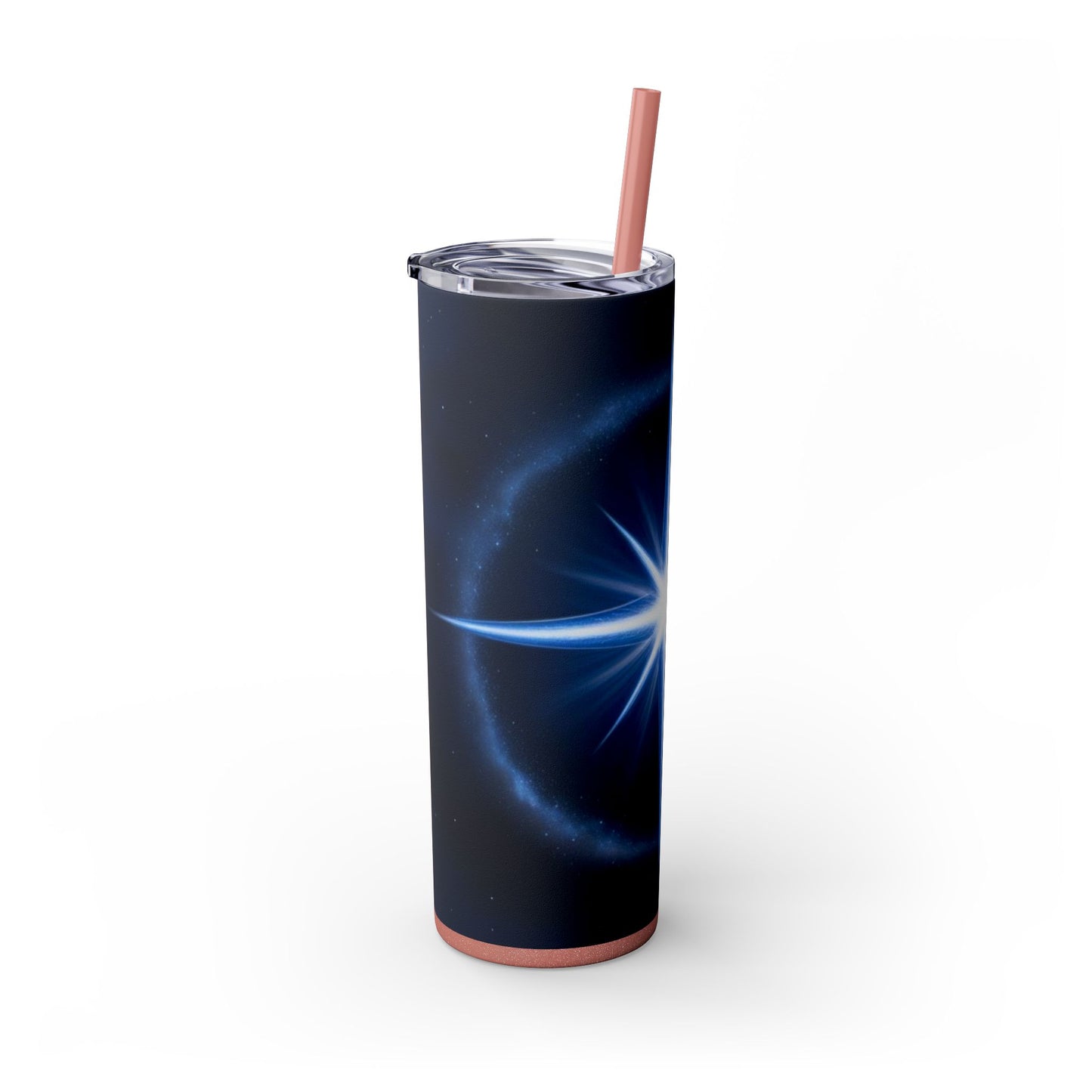 North Star Skinny Tumbler with Straw, 20oz