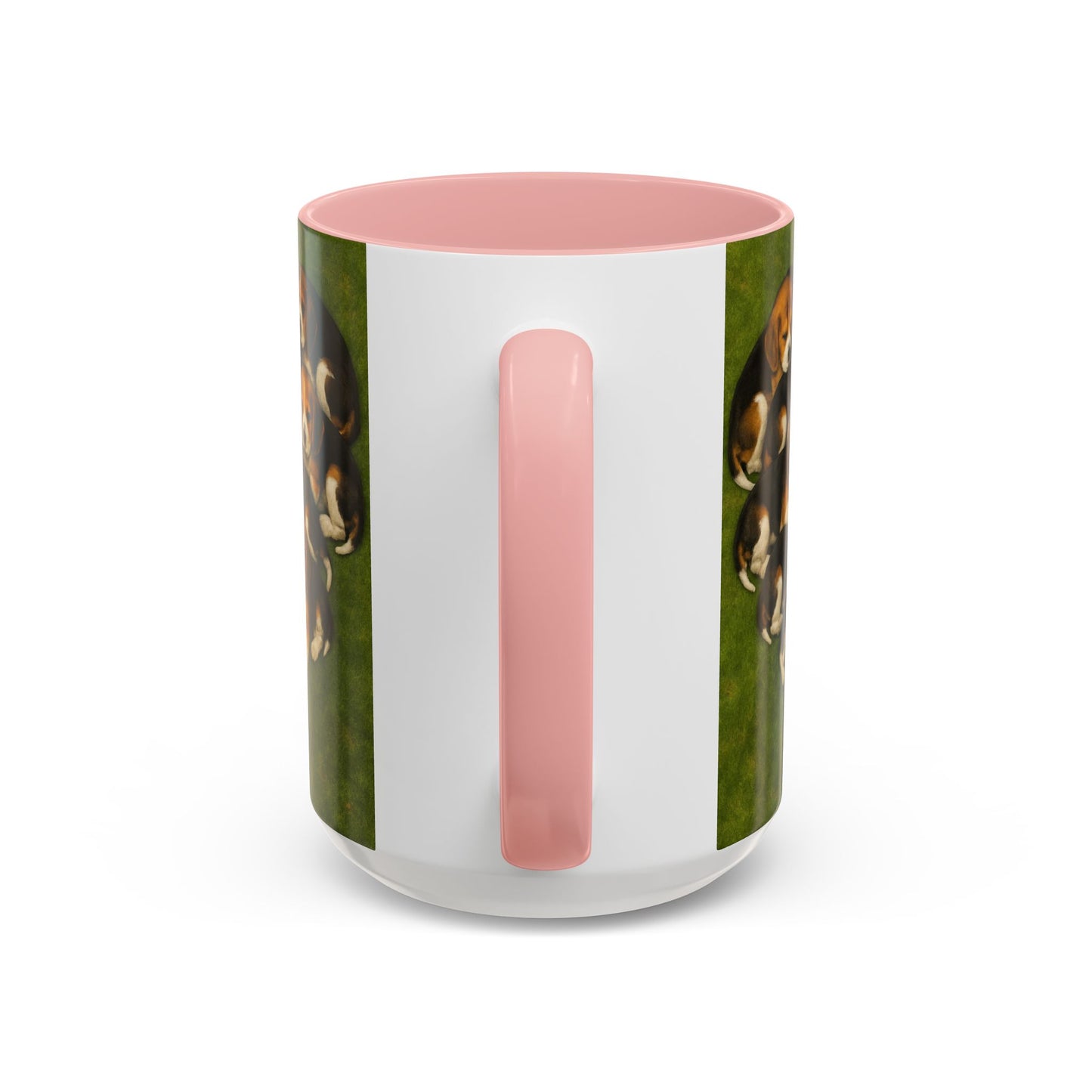 Beagle puppies Accent Coffee Mug - Perfect Gift for Dog Lovers