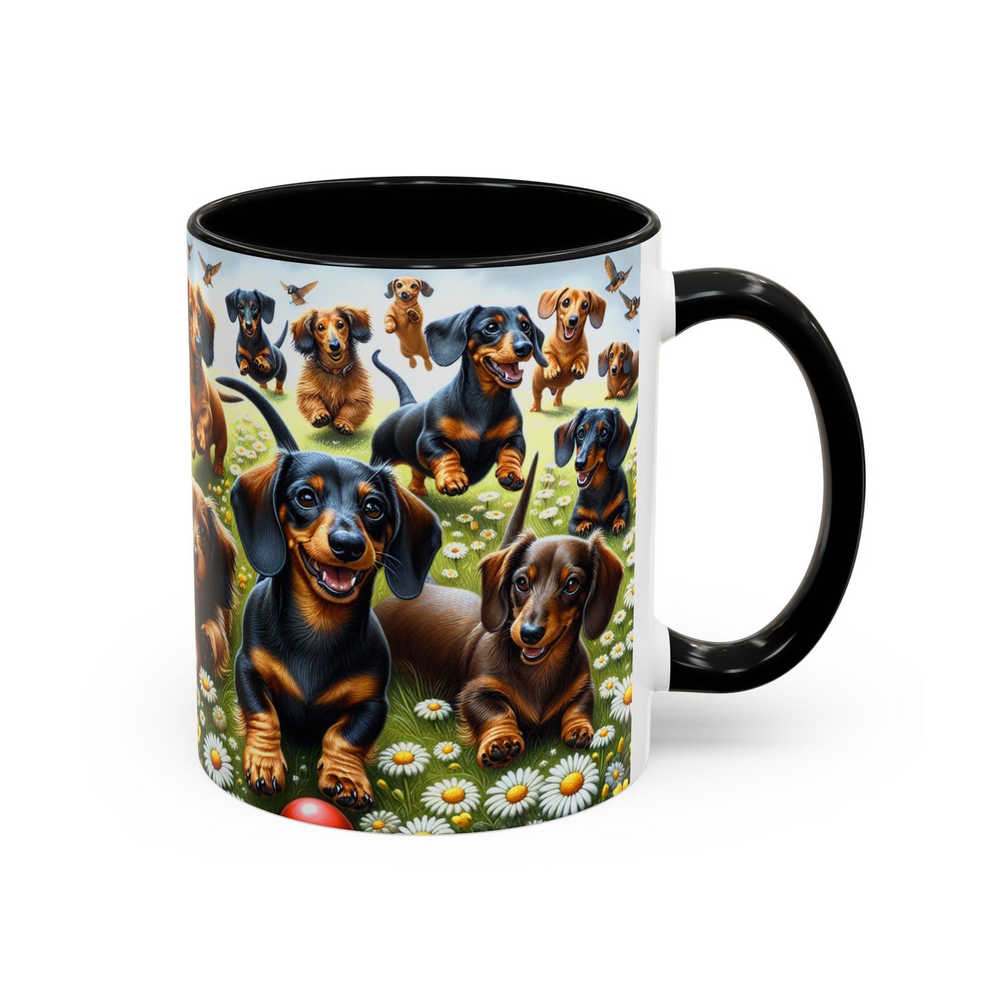 Dachshund Accent Coffee Mug - Perfect Gift for Dog Lovers
