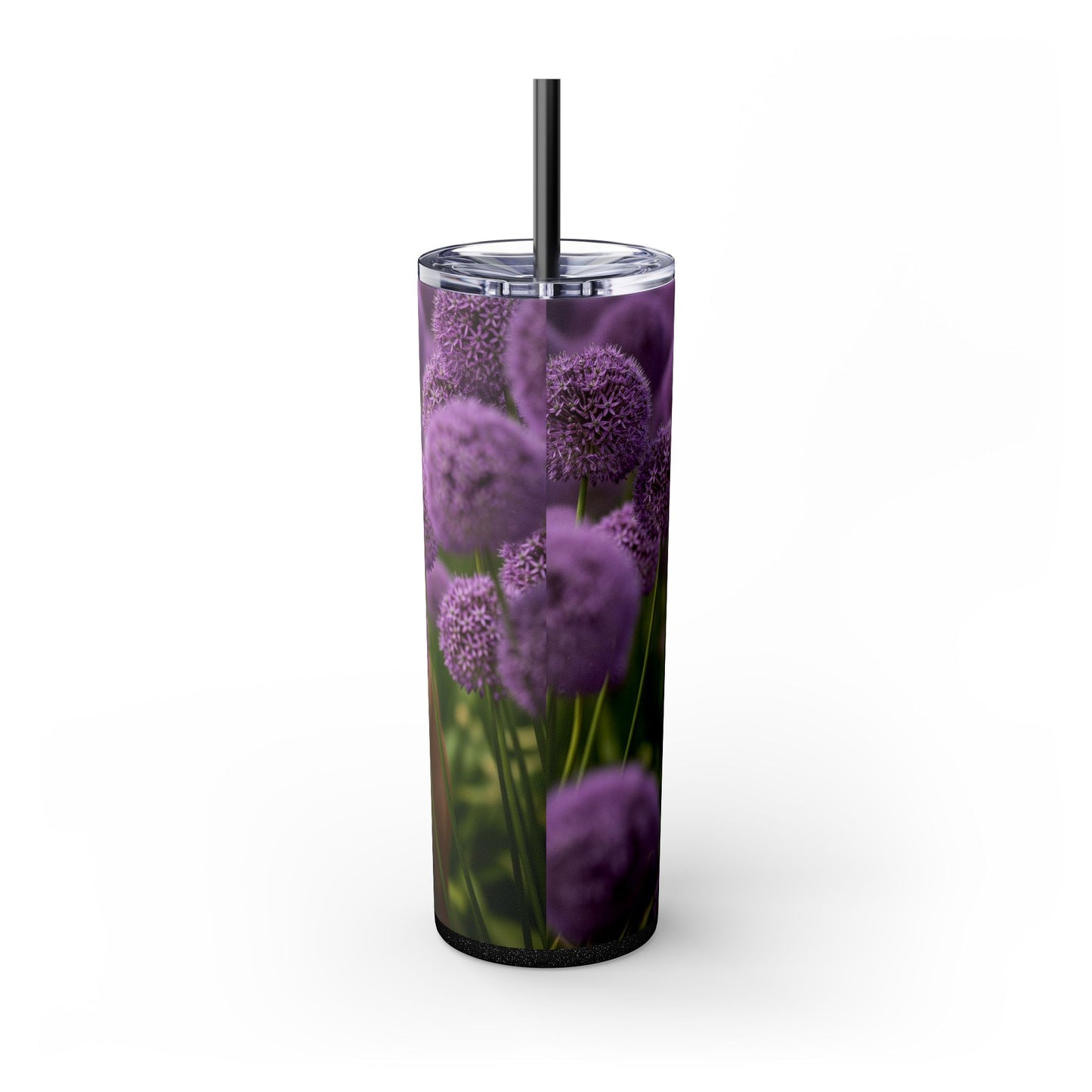 Canaan Dog Skinny Tumbler with Straw, 20oz