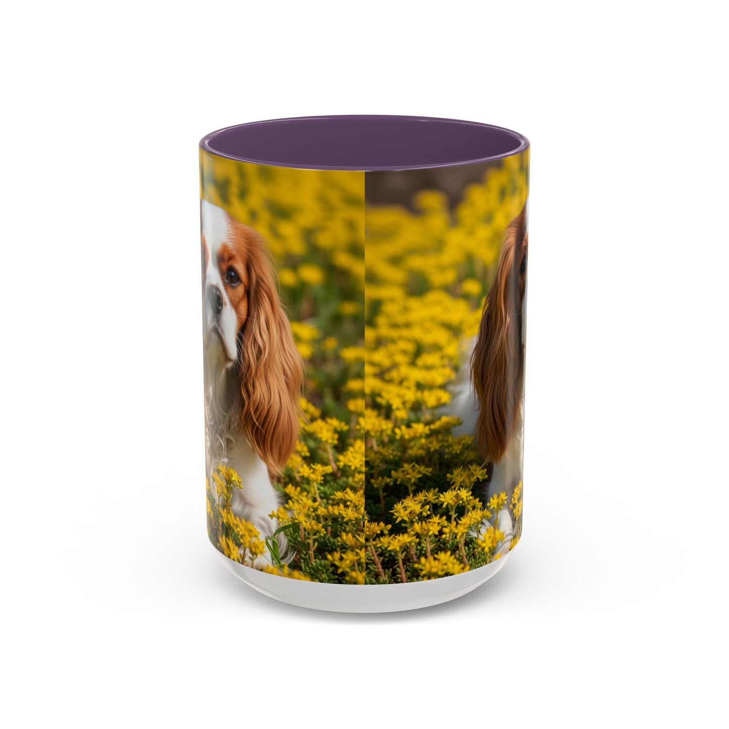Cavalier King Charles Spaniel Accent Coffee Mug - Perfect Gift for Dog Lovers