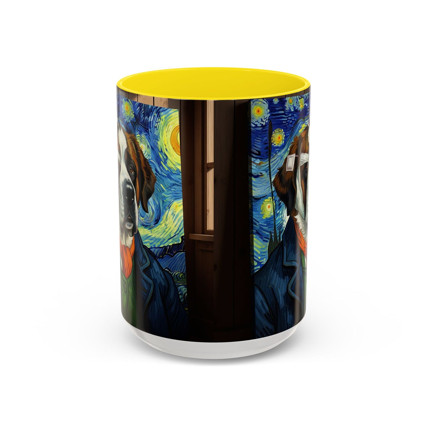 Saint Bernard Accent Coffee Mug - Perfect Gift for Dog Lovers