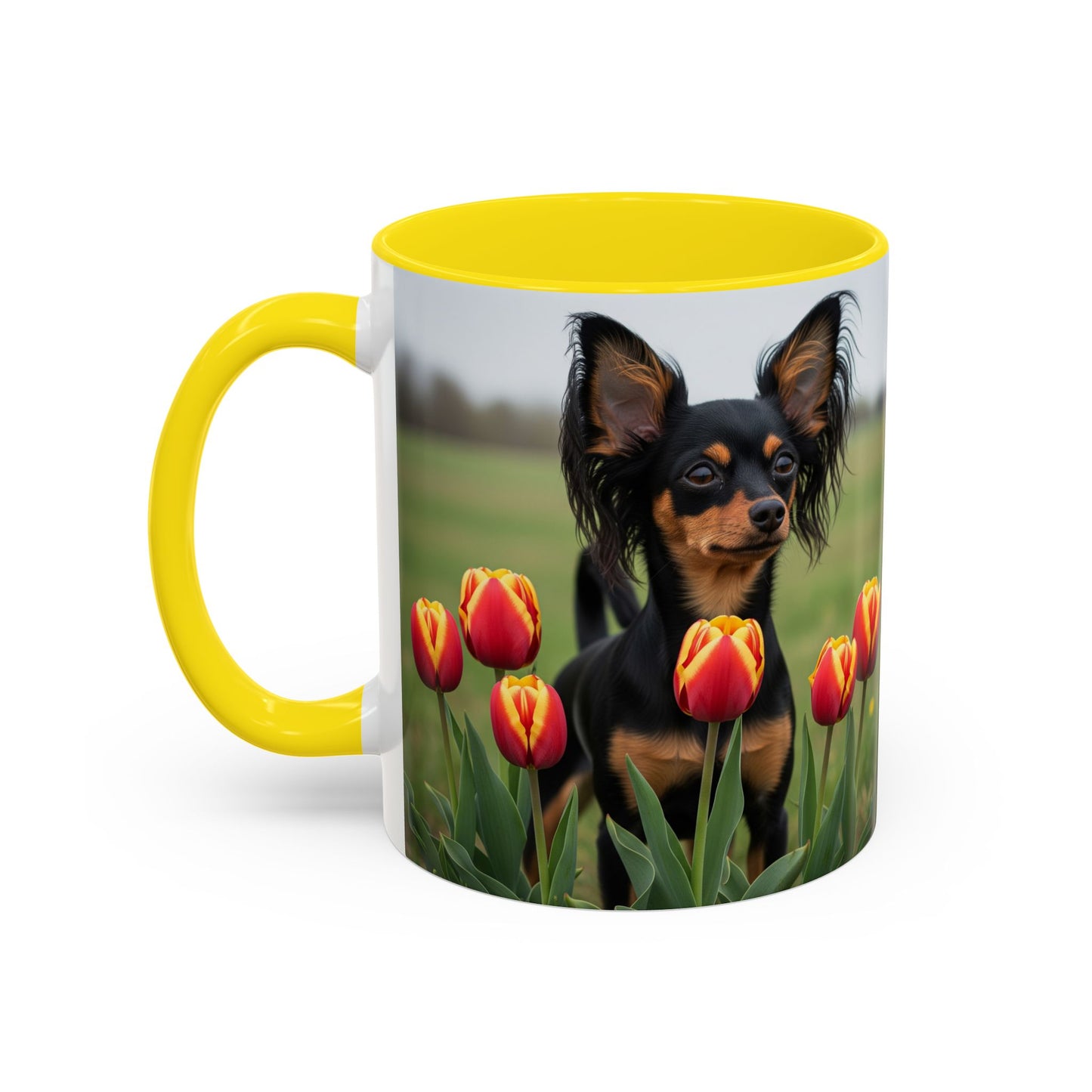 Russian Toy Dog Accent Coffee Mug - Perfect Gift for Dog Lovers