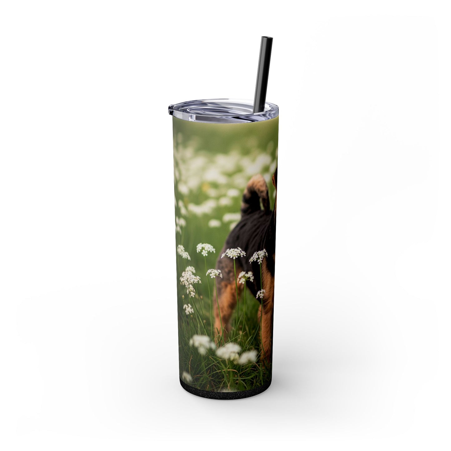 Lakeland Terrier Tumbler with Straw, 20oz