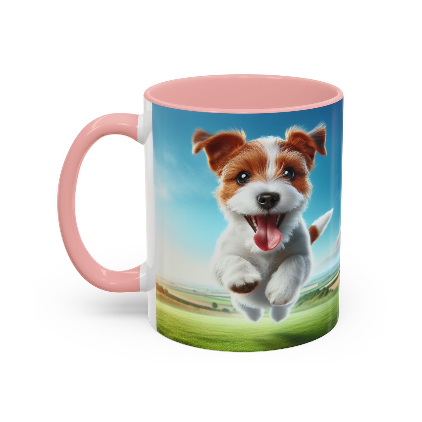 Russell Terrier Accent Coffee Mug - Perfect Gift for Dog Lovers