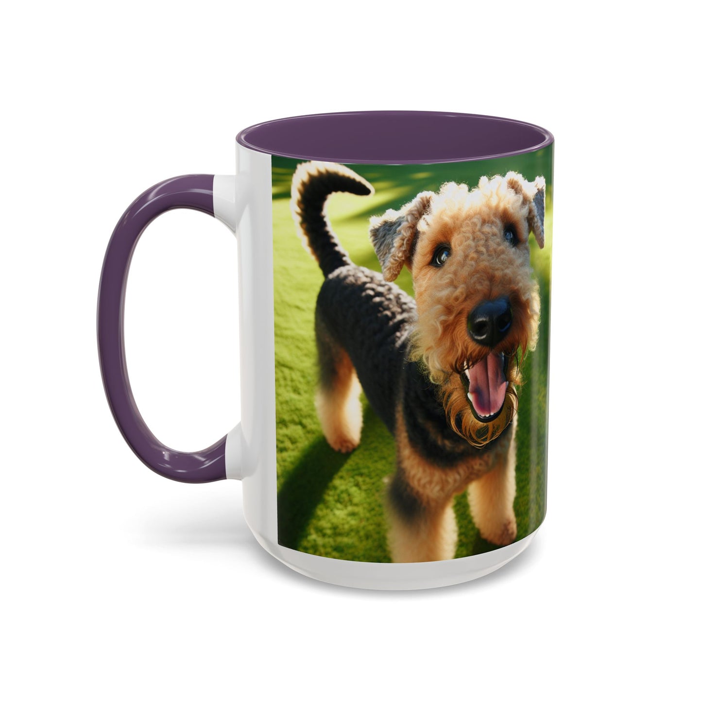 Airedale Terrier Accent Coffee Mug - Perfect Gift for Dog Lovers