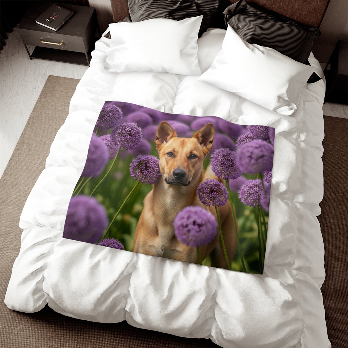 Canaan Dog Sweatshirt Blanket