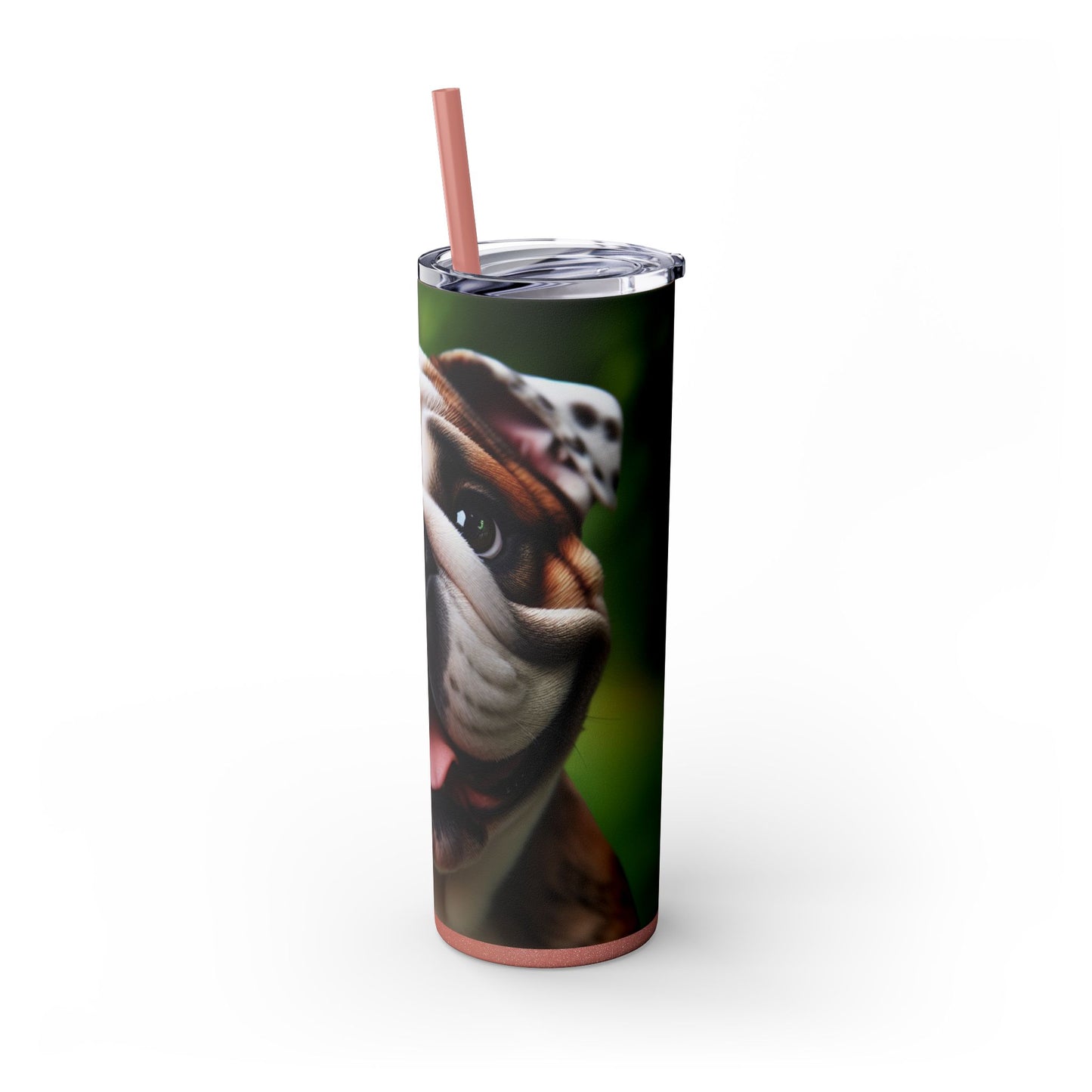 British Bulldog Tumbler with Straw, 20oz