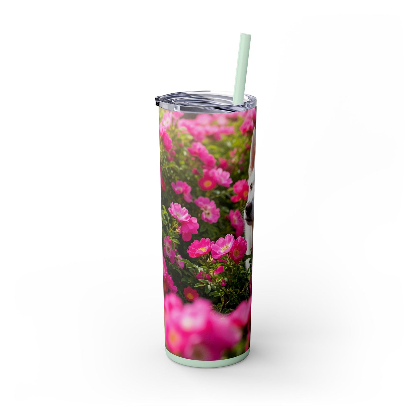 Norrbottenspets Skinny Tumbler with Straw, 20oz