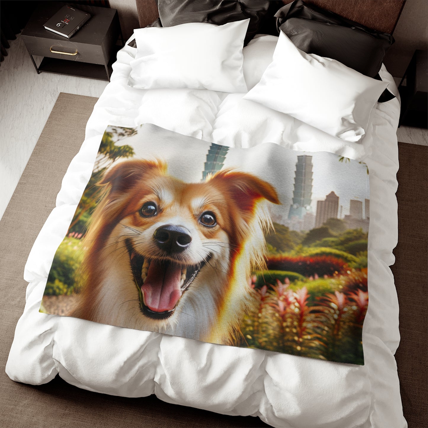 Taiwan Dog Sweatshirt Blanket