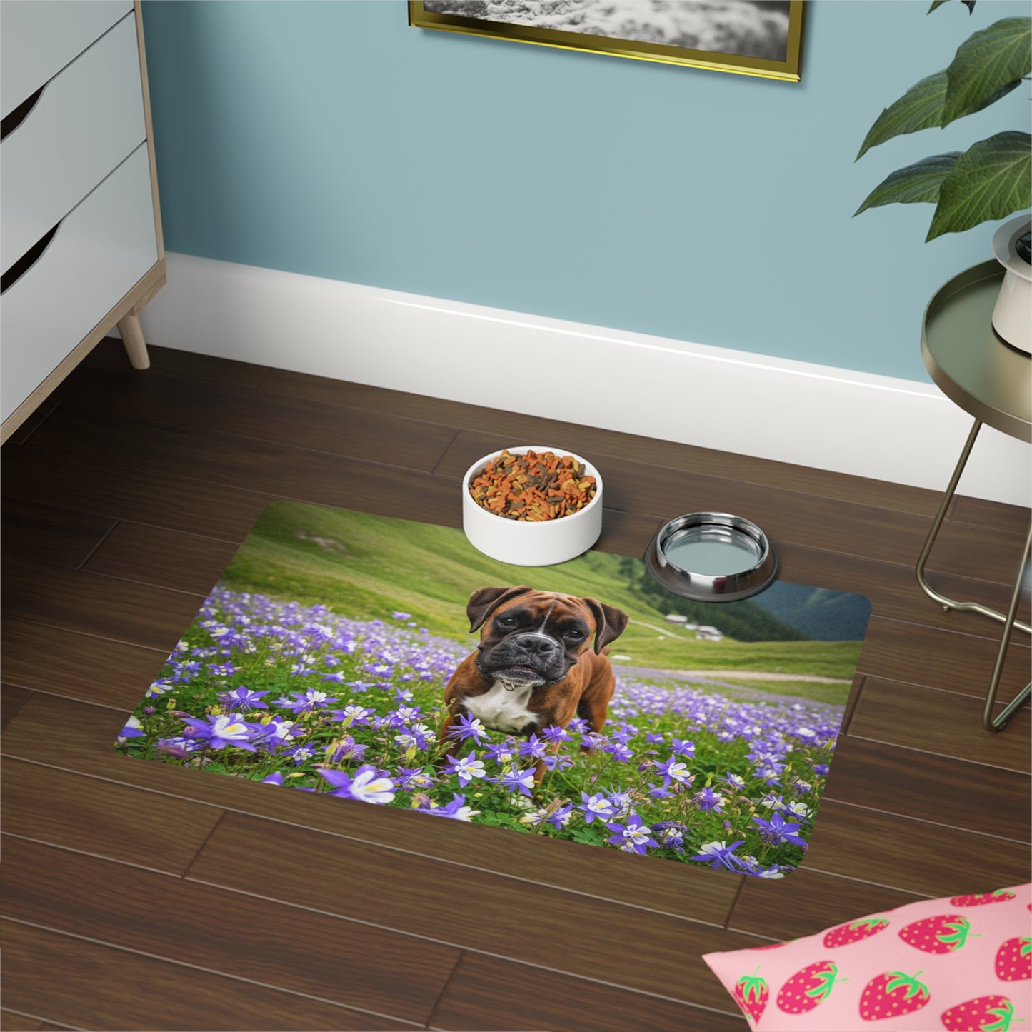 Pet Food Mat (12x18) - Boxer