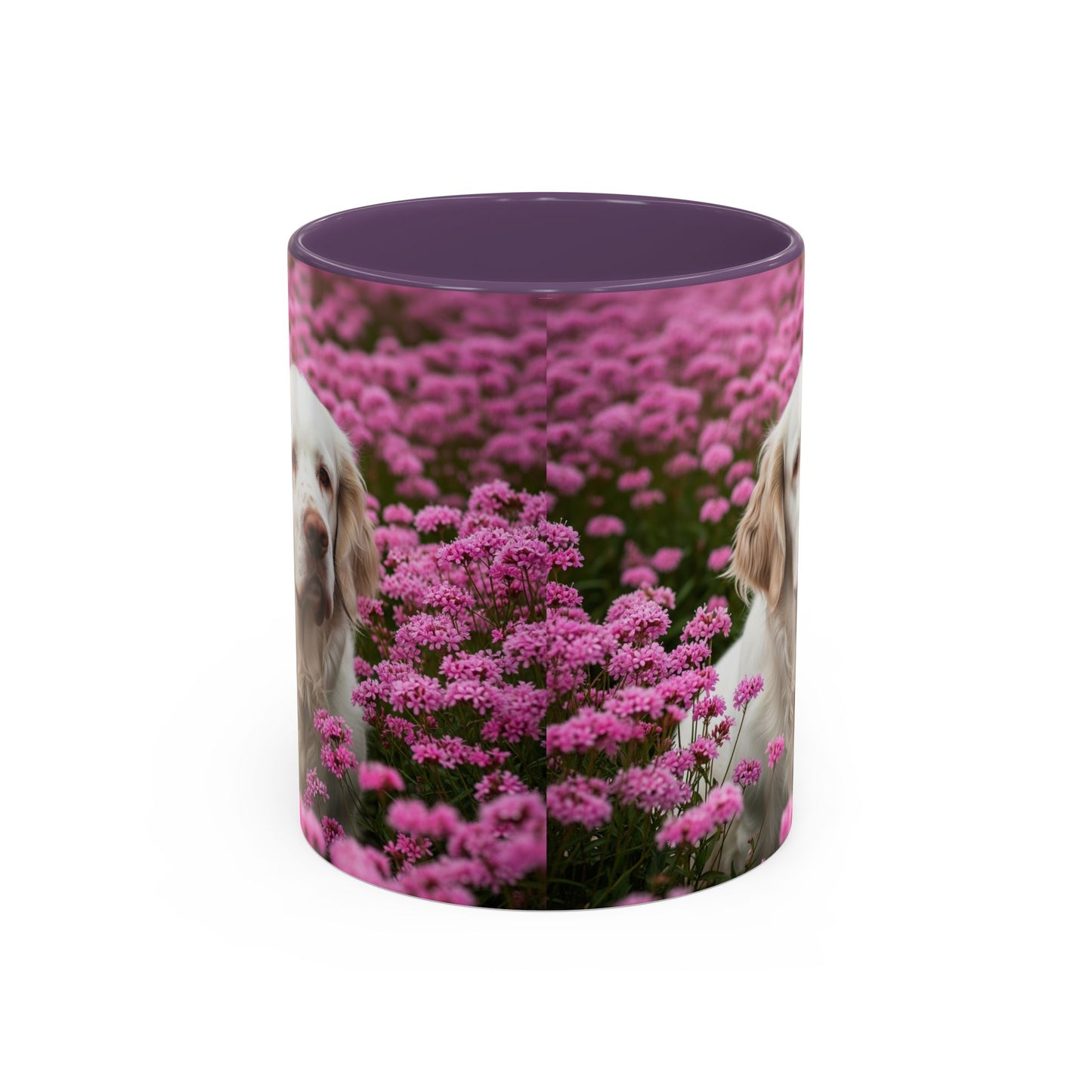 Clumber Spaniel Accent Coffee Mug - Perfect Gift for Dog Lovers