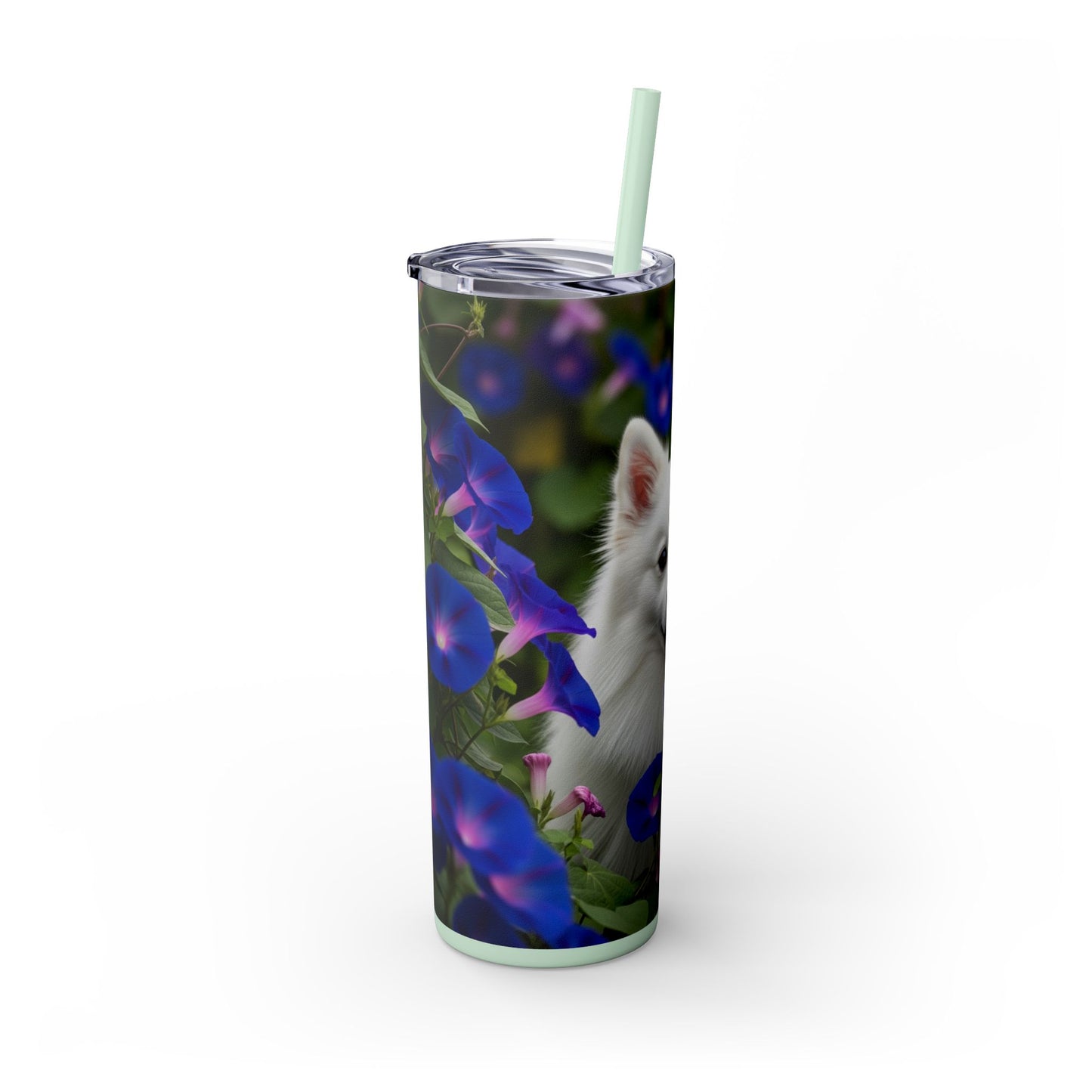 Japanese Spitz Tumbler with Straw, 20oz
