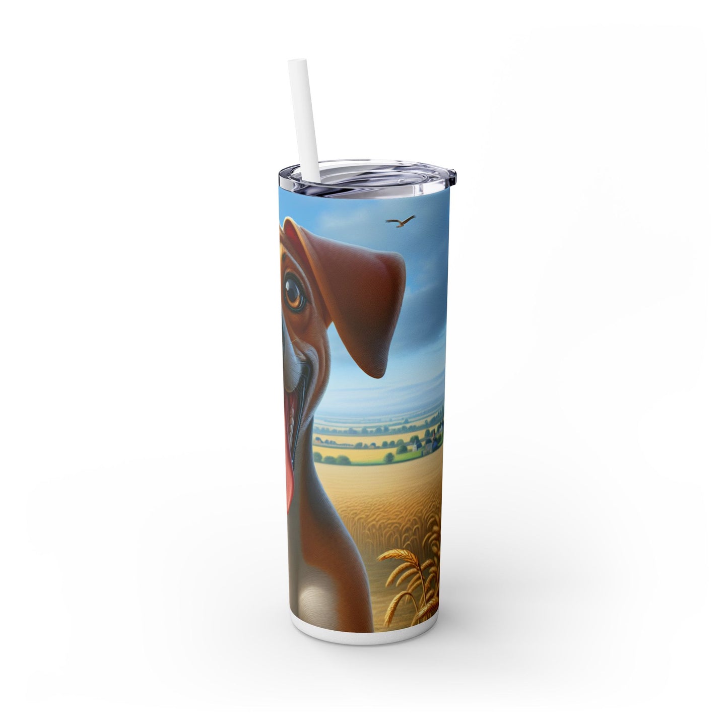 Banjara Hound Tumbler with Straw, 20oz